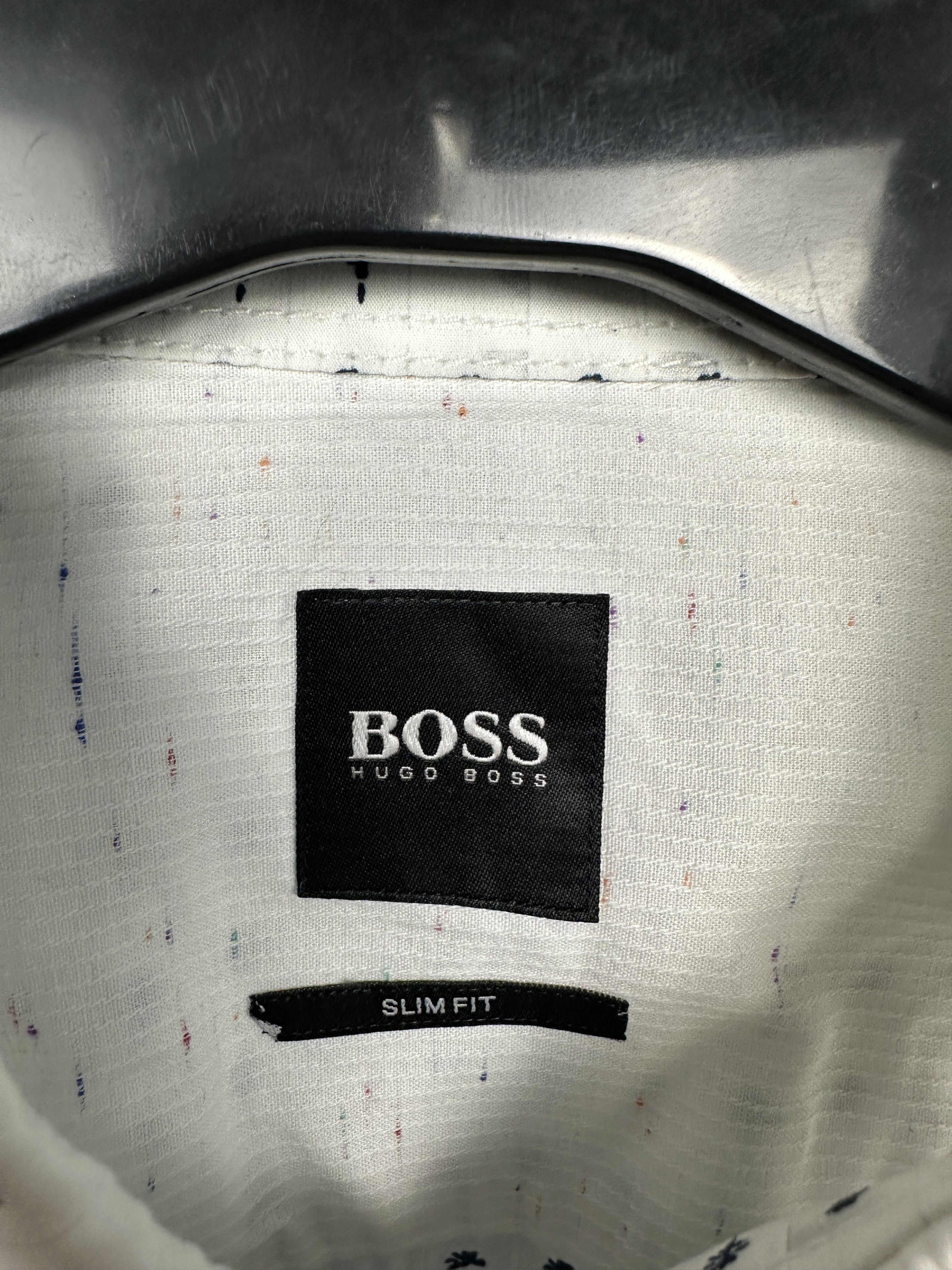 Hugo Boss Hugo Boss Mens Short Sleeve Shirt Size US M / EU 48-50 / 2 - 3 Thumbnail