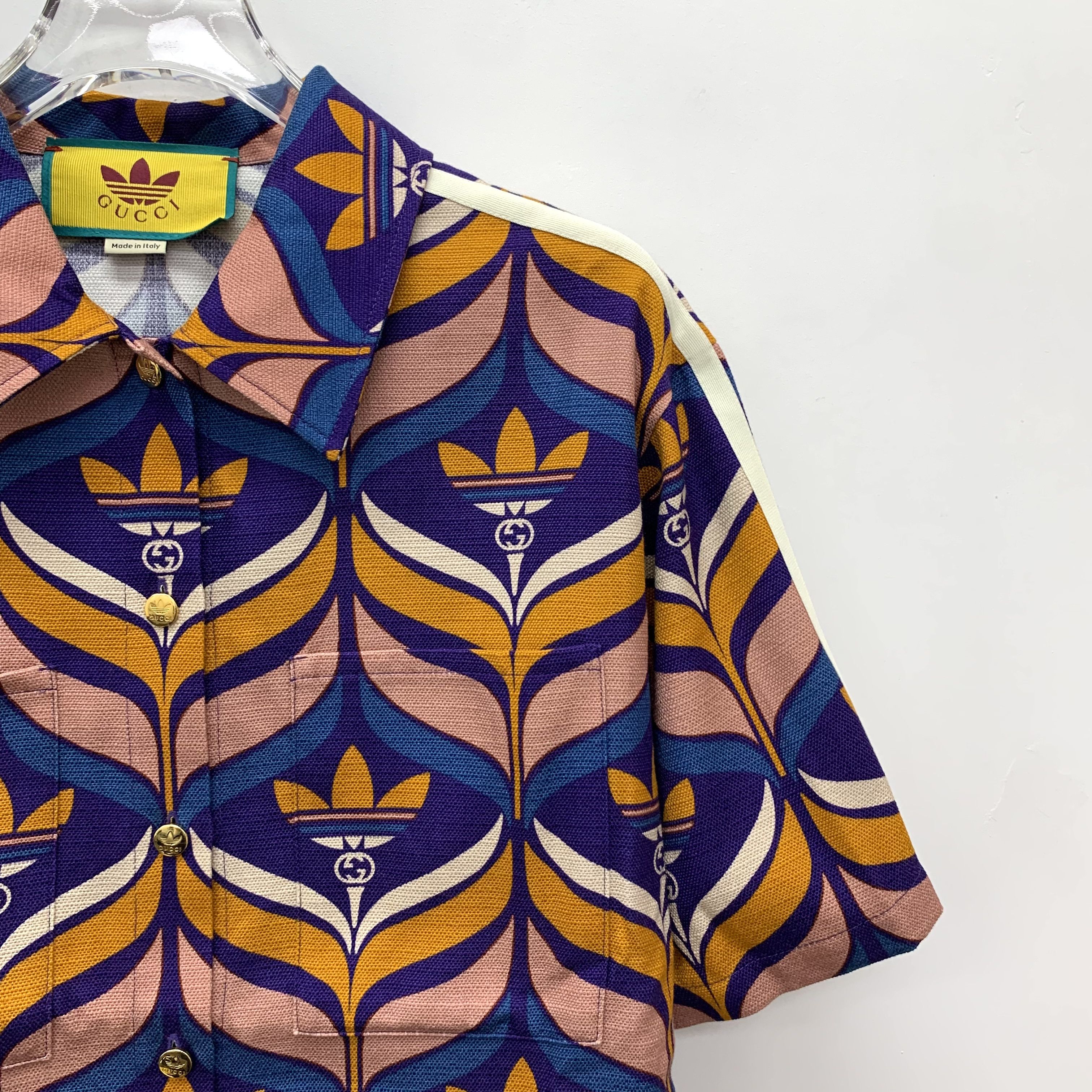 Gucci Gucci x Adidas Logo Print Shirt (M) Size US M / EU 48-50 / 2 - 3 Thumbnail