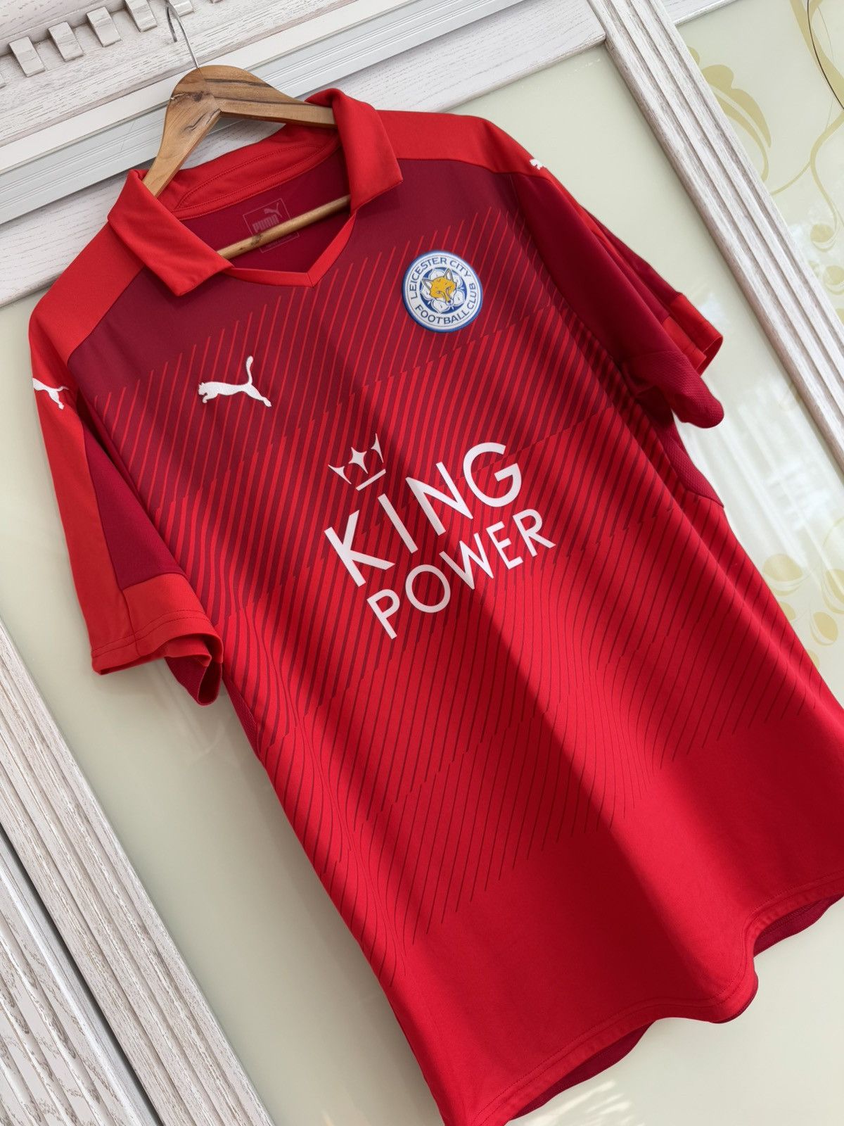 Puma Leicester City 2016-2017 Away Soccer Jersey Football Shirt Size US XL / EU 56 / 4 - 4 Thumbnail