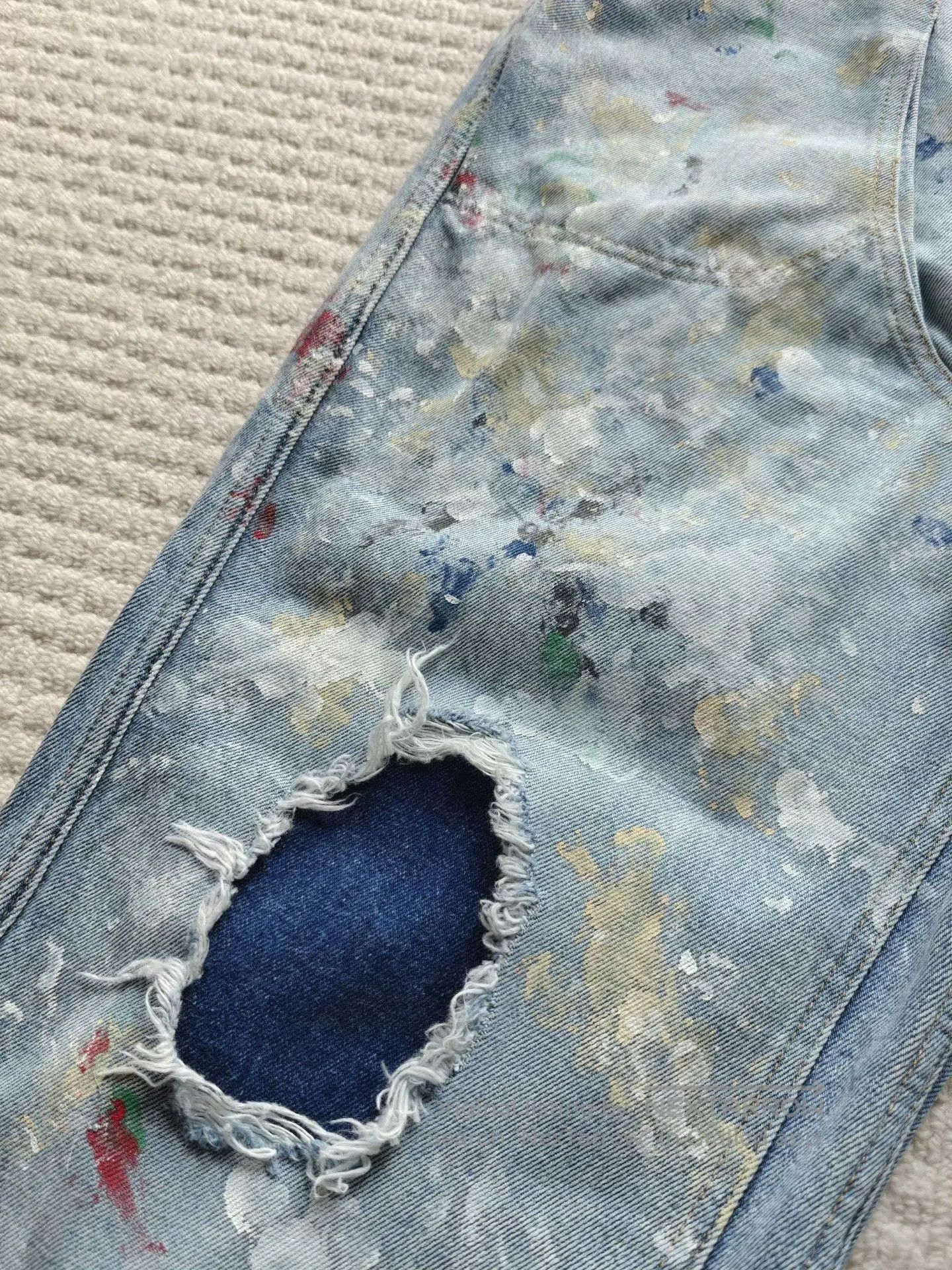Visvim HERILL Light Blue Denim Painter Pant. Size US 26 / EU 42 - 2 Thumbnail