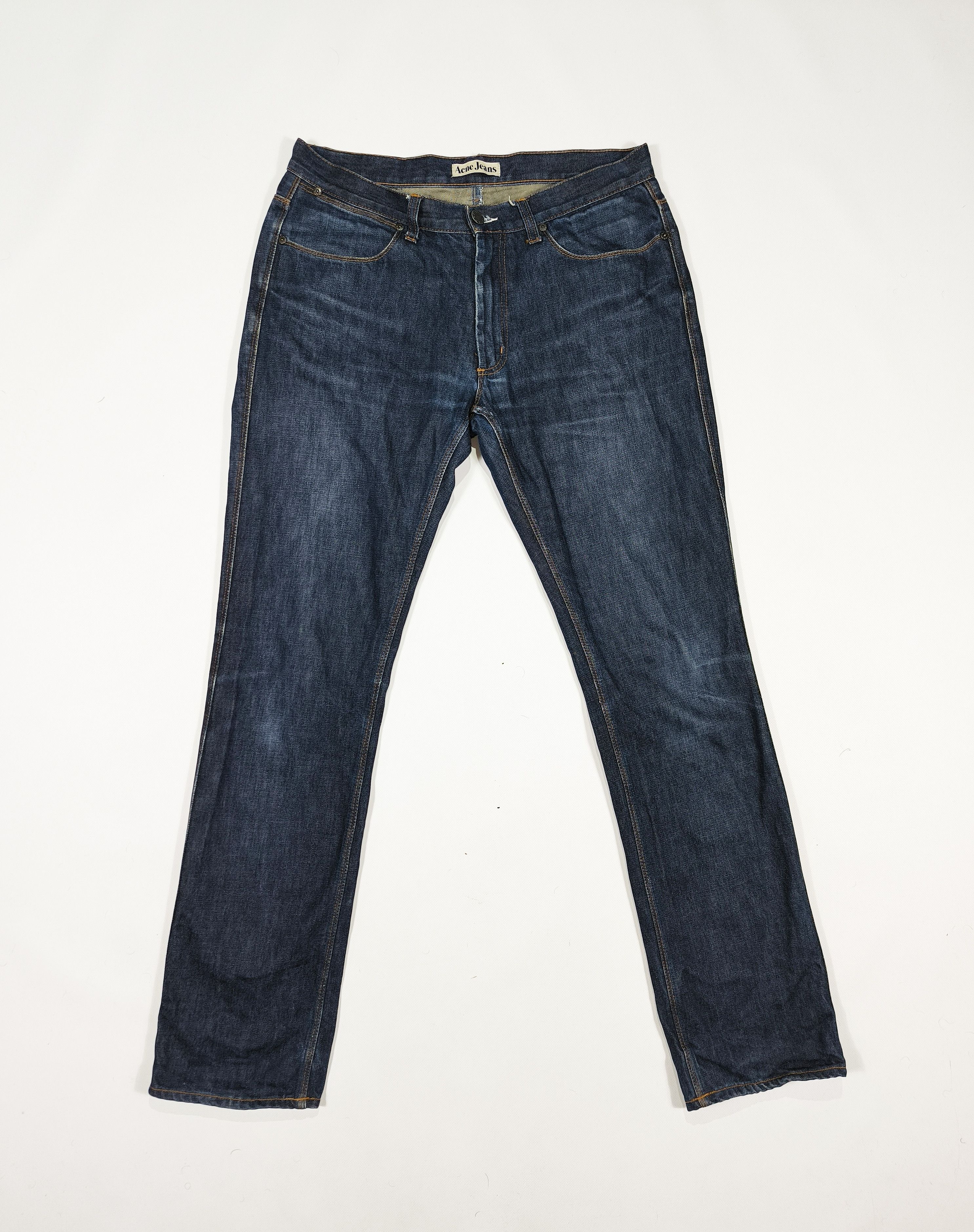 Acne Studios Max Raw Denim Jeans Size W34 L34