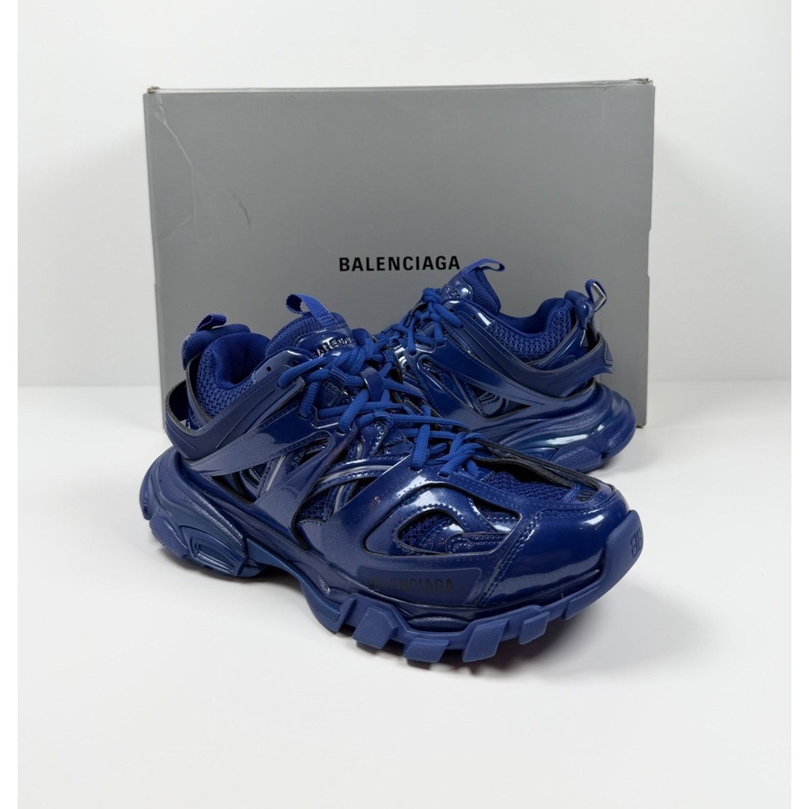 Balenciaga Size 40EU/7US - Balenciaga Track Metallic Blue NEW Size US 7 / EU 40 - 2 Thumbnail