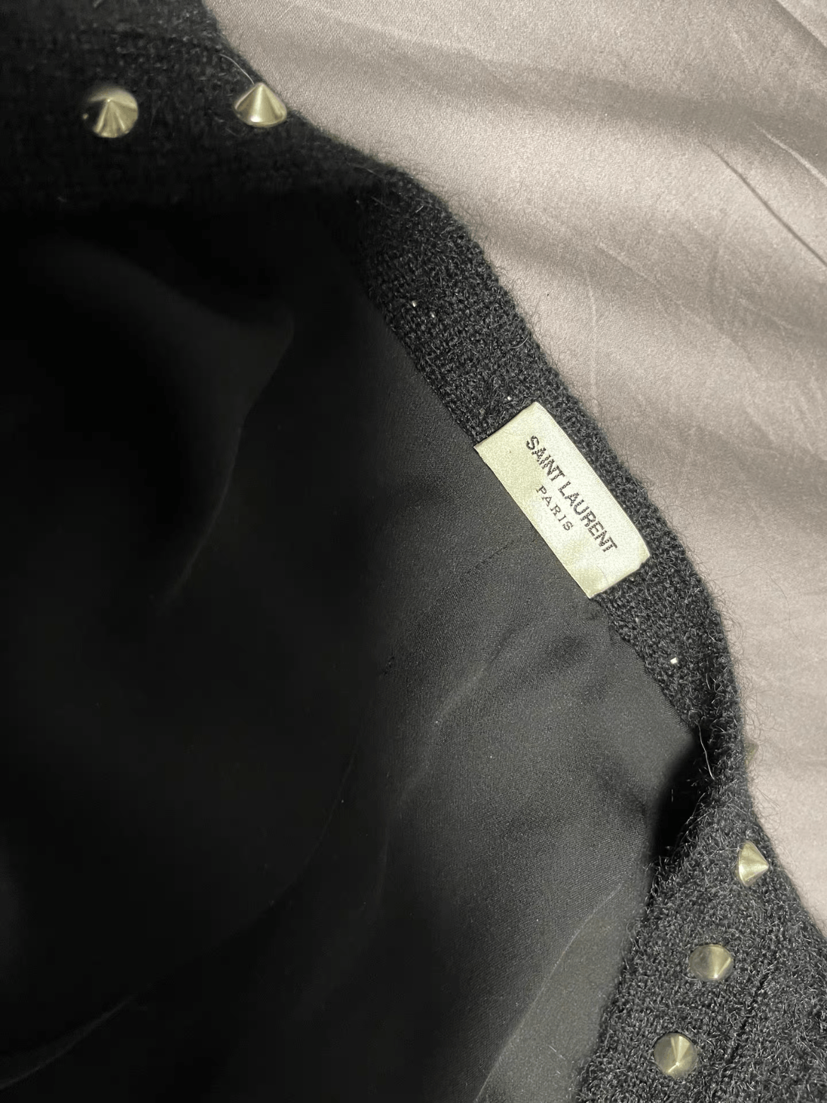 Saint Laurent Paris Saint Laurent Paris 14AW Mohair Rivet Cardigan Size US XS / EU 42 / 0 - 3 Thumbnail