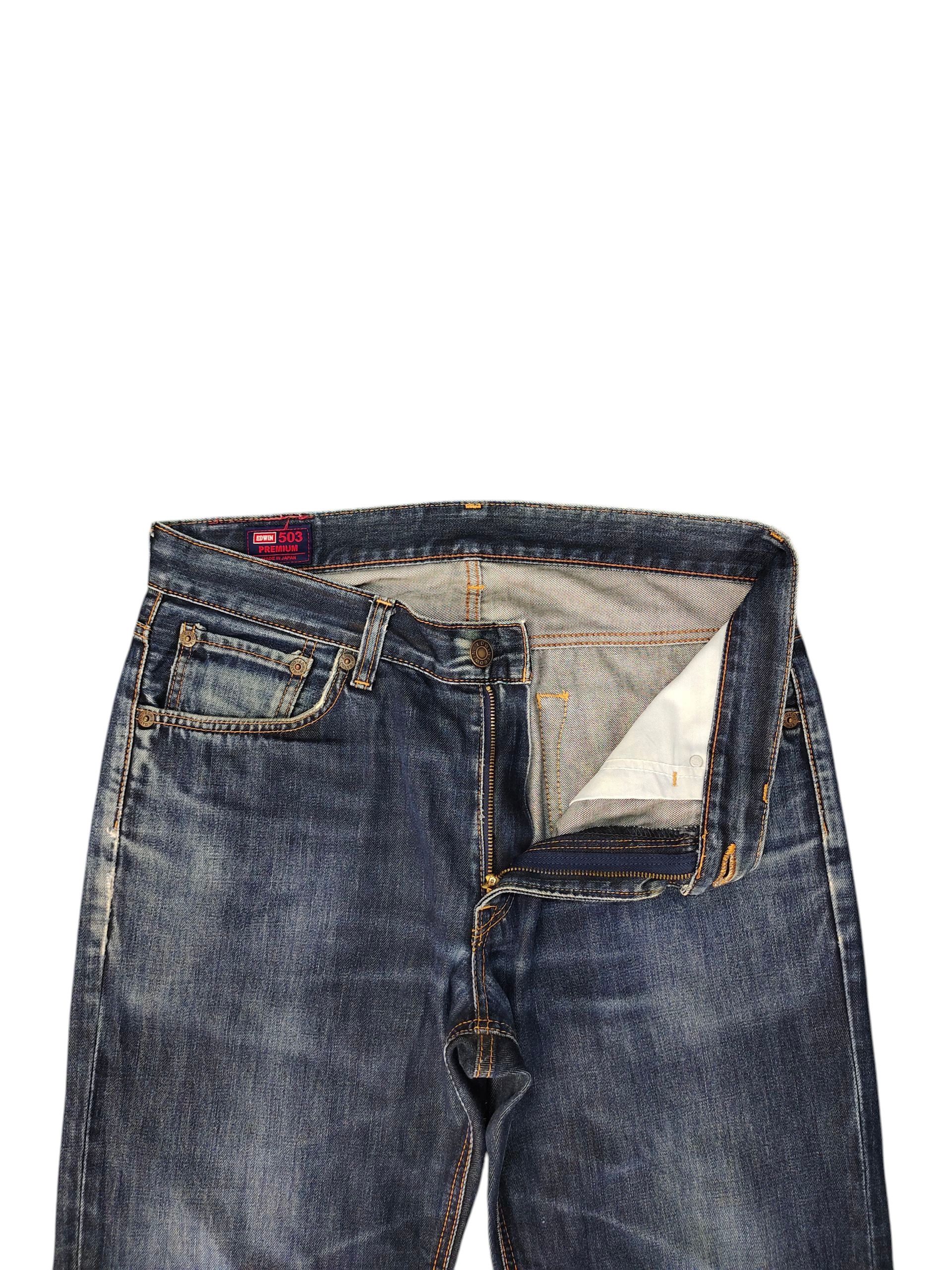 Comme des Garcons × Undercover Vintage 90s Edwin 503 Clawmark Distress Faded Denim Jeans Size US 35 - 8 Thumbnail