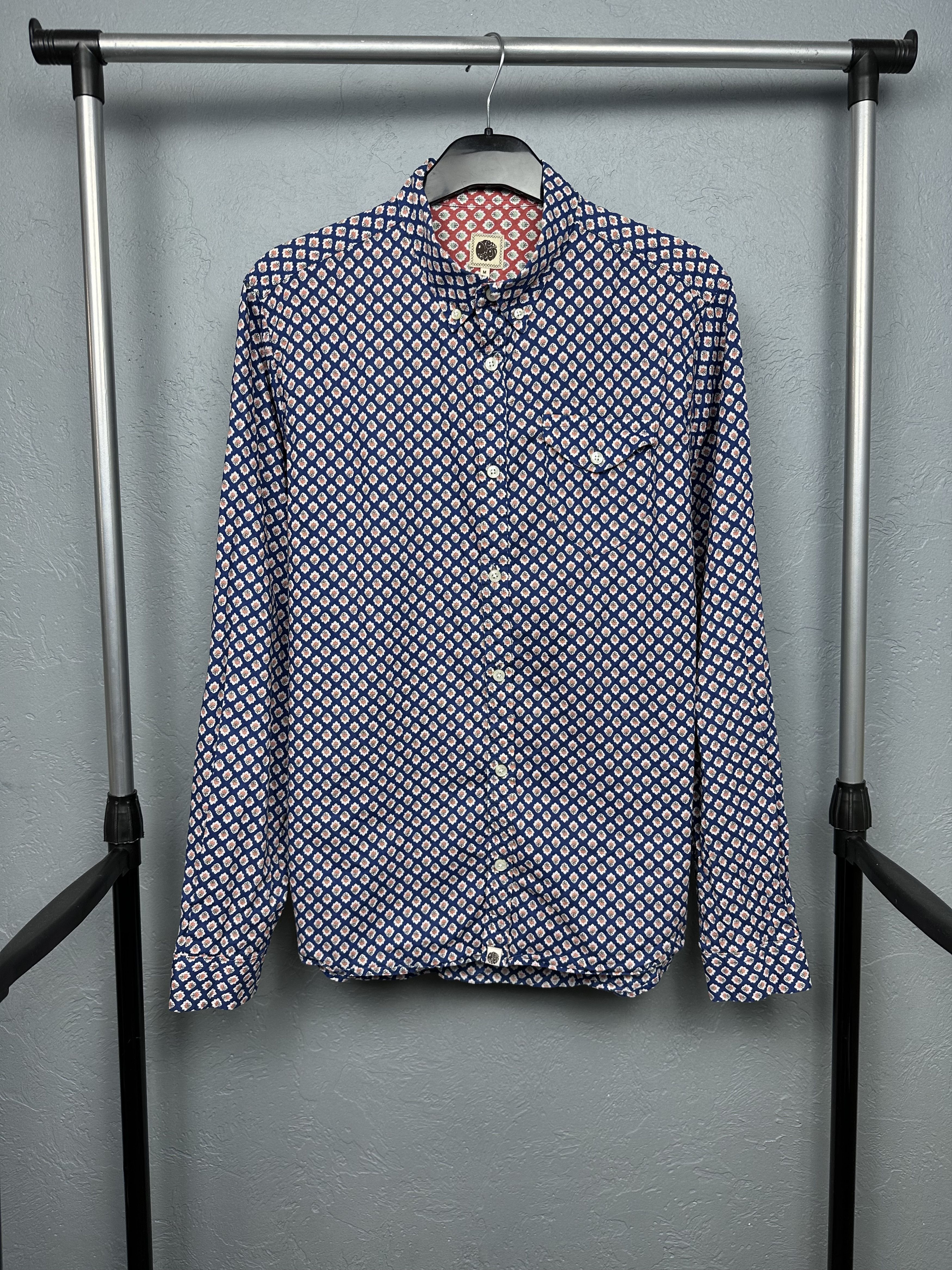 Pretty Green Pretty Green Mens Long Sleeve Shirt Size US M / EU 48-50 / 2 - 1 Thumbnail