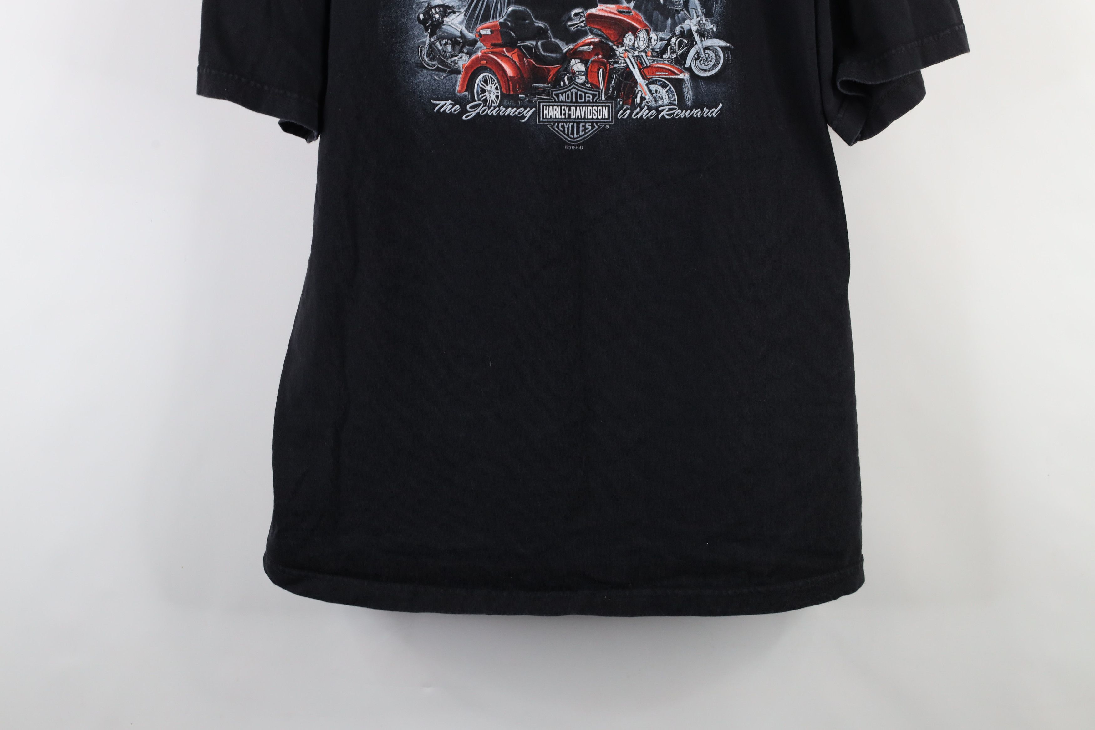 Harley Davidson × Vintage Y2K Harley Davidson Spell Out Eagle Big Logo T-Shirt Black Size US XXL / EU 58 / 5 - 3 Thumbnail