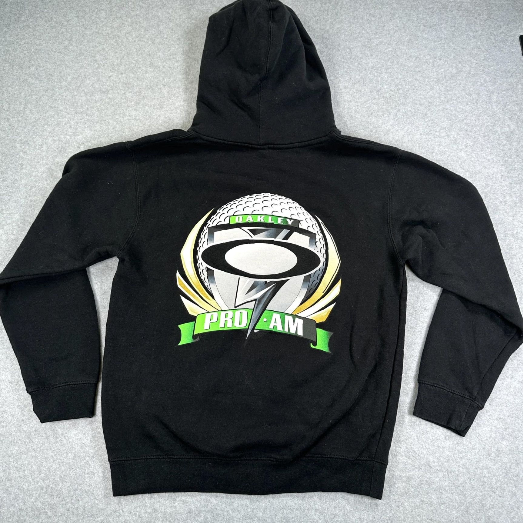 Oakley Oakley Hoodie Mens S Black Fleece Pullover Pro Am Golf Graphic Sweatshirt Size US S / EU 44-46 / 1 - 6 Thumbnail
