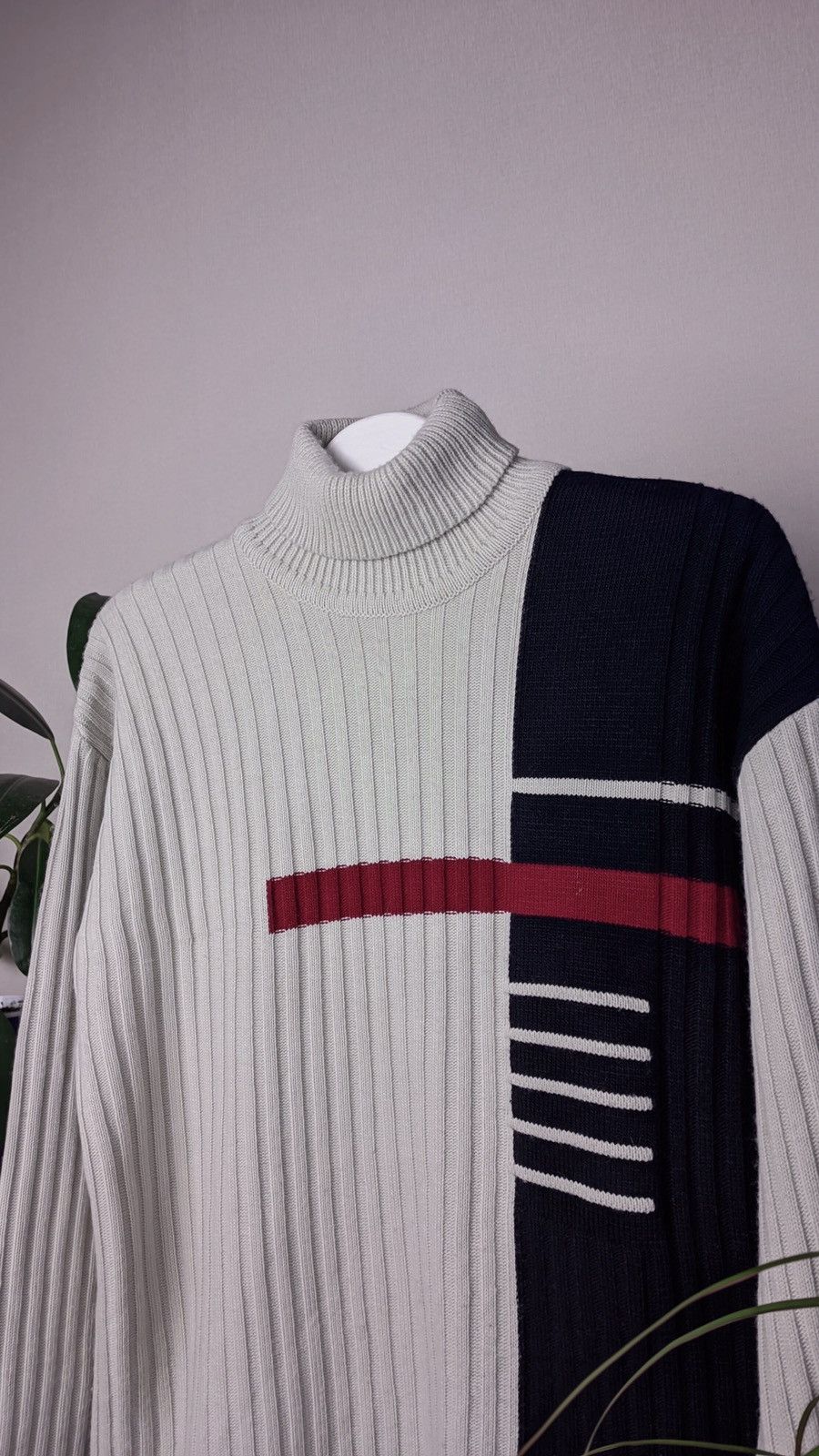 Japanese Brand Y2K vintage knitted turtleneck sweater Size US L / EU 52-54 / 3 - 2 Thumbnail