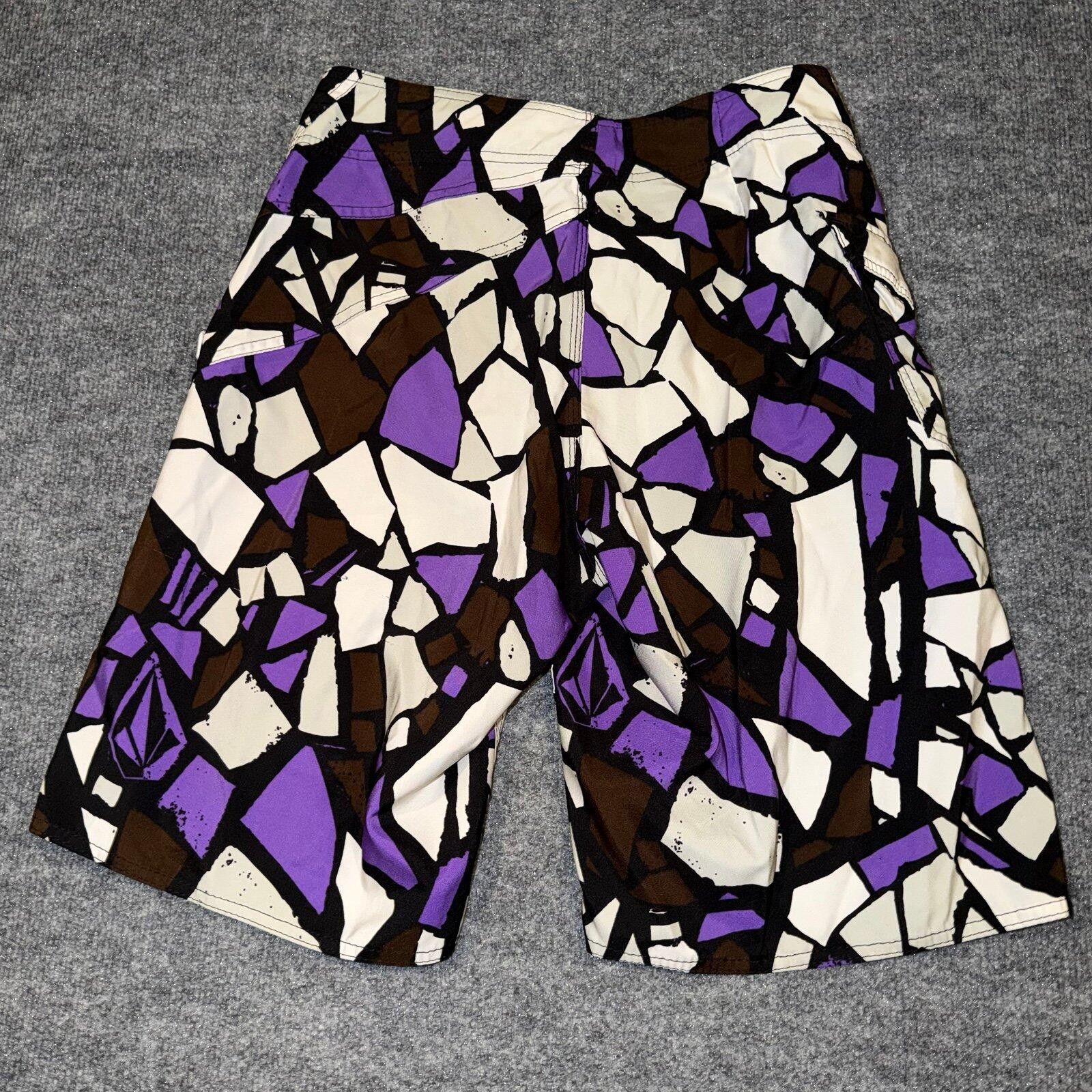 Volcom Volcom Purple Surf Board Shorts Mens SM 29 VTG Y2K 90s Rare Size US 30 / EU 46 - 5 Thumbnail