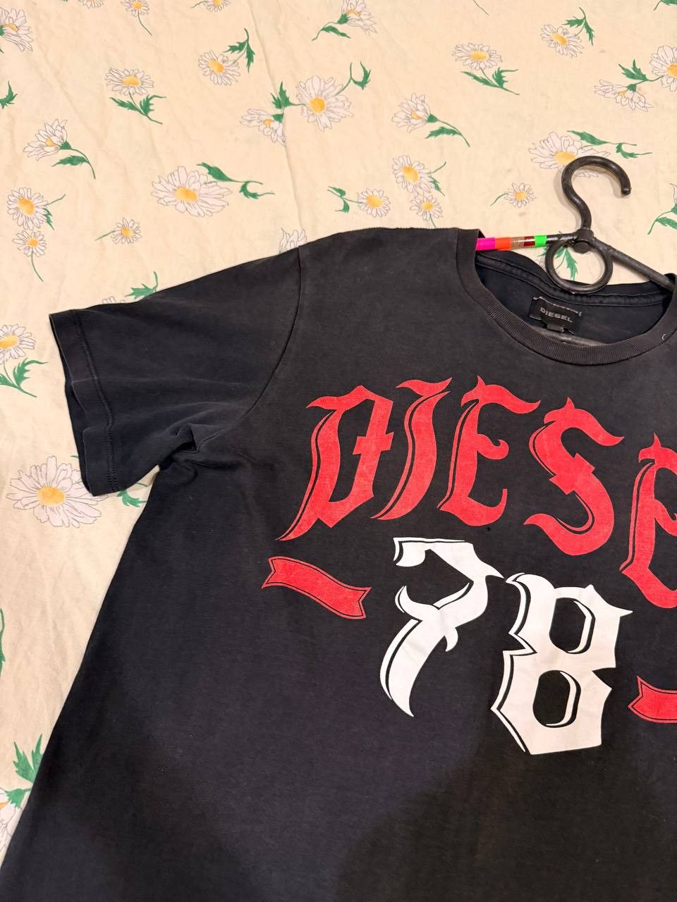 Diesel Y2K white T-shirt Diesel Vintage big logo streetwear Size US S / EU 44-46 / 1 - 5 Thumbnail