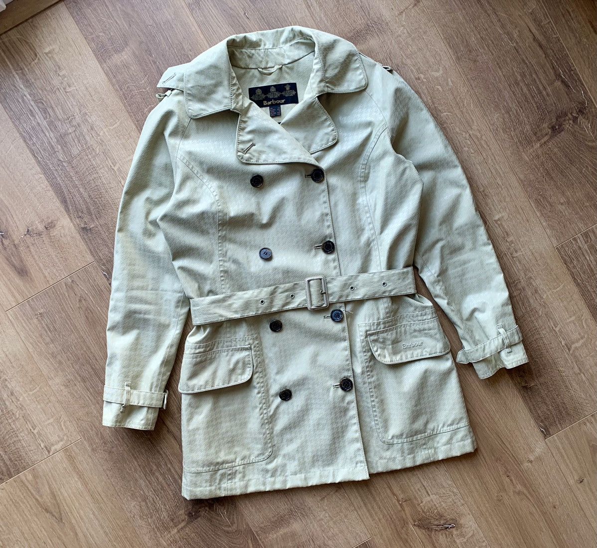 Barbour Barbour Houndstooth Valerie waterproof Trench Coat Size M / US 6-8 / IT 42-44 - 2 Thumbnail