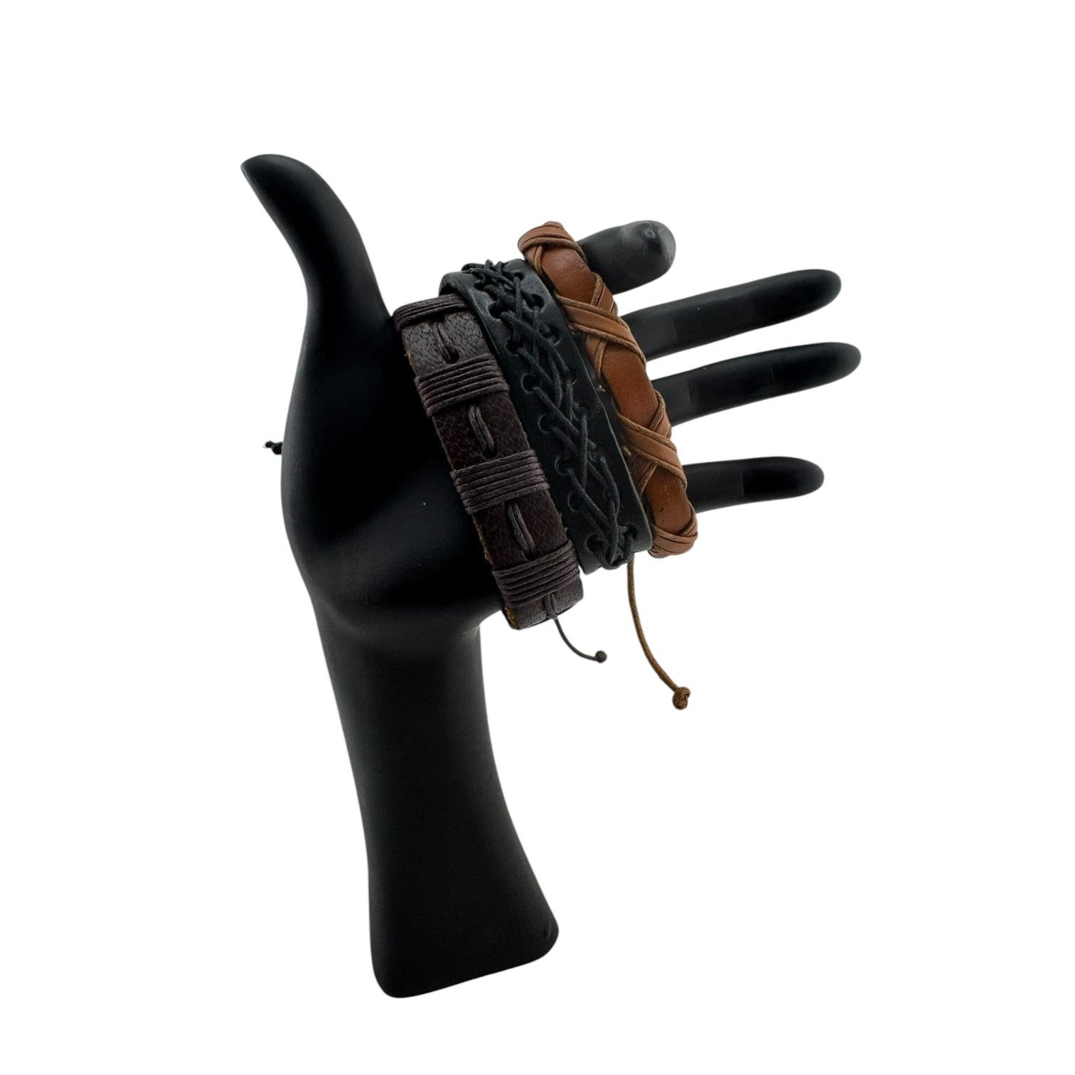 Other Three Braided Cuffs for the Indecisive Rebel Layer Them Size ONE SIZE - 3 Thumbnail