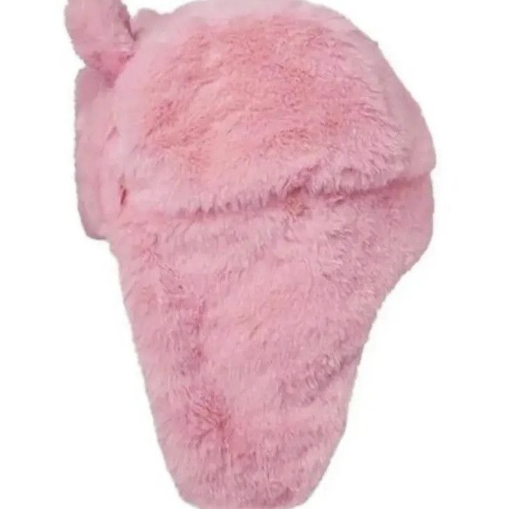 Japanese Brand Vintage Anime Pink Kirby Ushanka Autumn Winter Warm Hat Size ONE SIZE - 3 Thumbnail