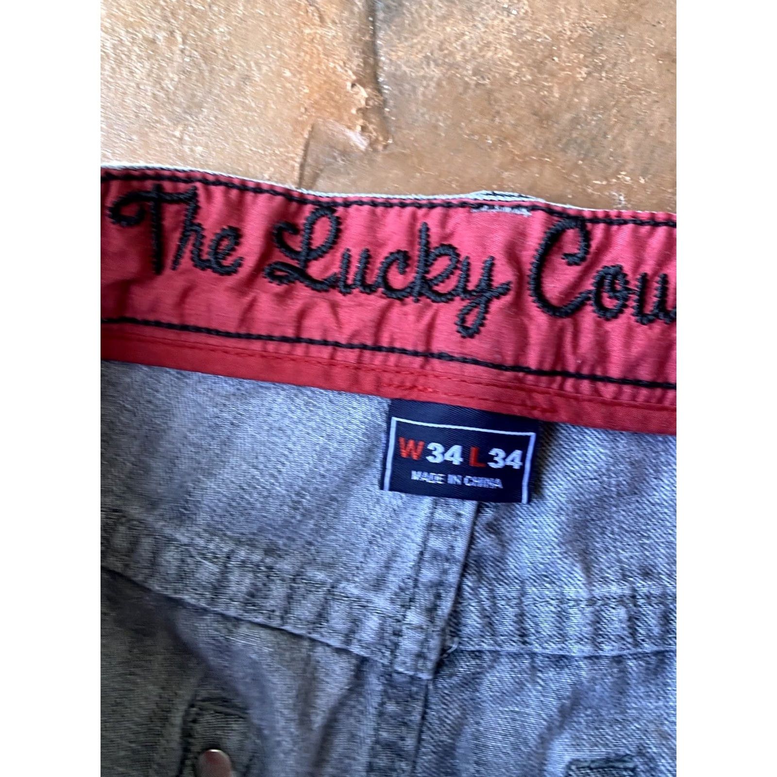 Coogi VINTAGE COOGI Denim Jeans Mens 34x34 Distressed Grunge Cyber Emo - 90s Bootcut Jeans Mens Size US 35 - 3 Thumbnail