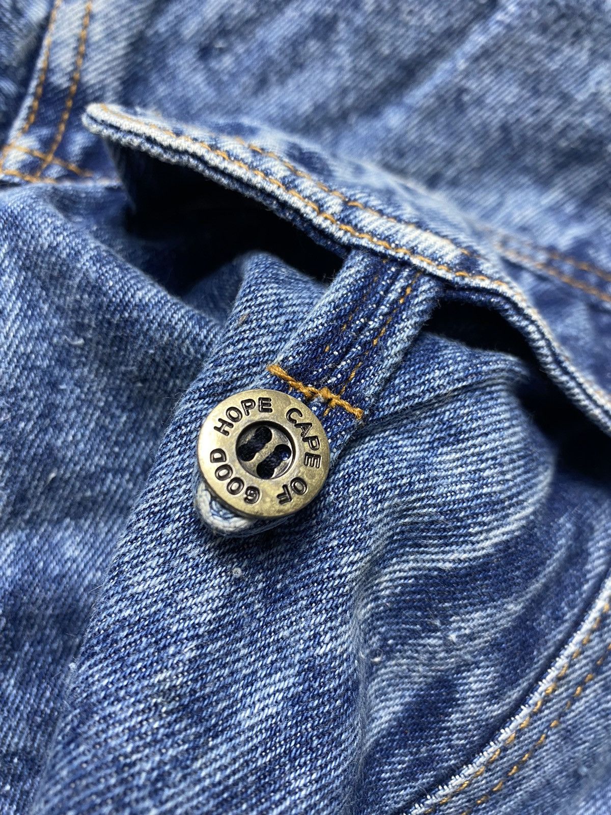 Vintage Selaster Vintage Denim Bomber Jacket Pit22 Size US L / EU 52-54 / 3 - 20 Thumbnail