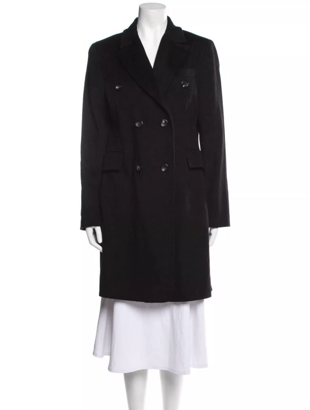 Loro Piana Loro Liana Wool Peacoat XL US 12 IT 48 100% Virgin Wool Size XL / US 12-14 / IT 48-50 - 1 Thumbnail