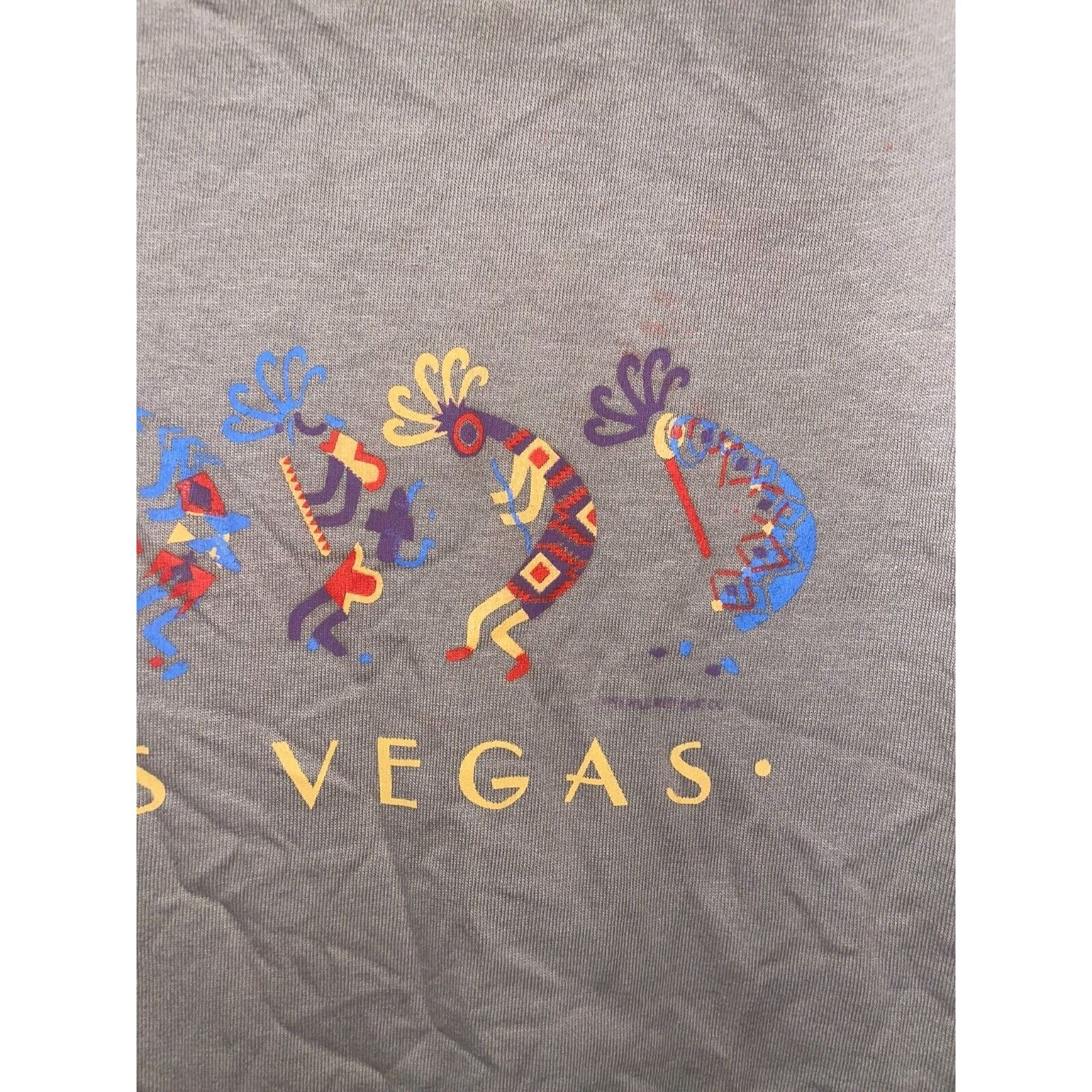 Jerzees Vintage Kokopelli Shirt Las Vegas Aboriginal Dancer Tee 90s Size US L / EU 52-54 / 3 - 4 Thumbnail