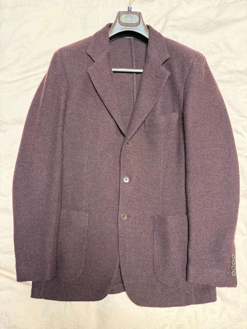 Loro Piana LORO PIANA Men's cashmere unstructured casual suit Size US L / EU 52-54 / 3 - 1 Thumbnail
