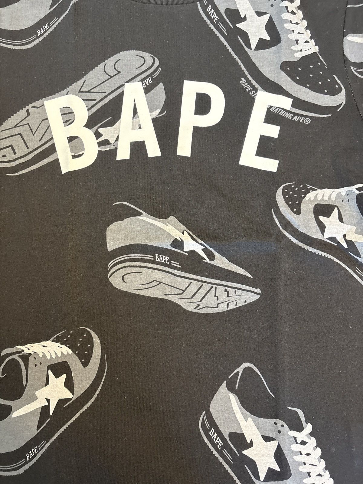 Bape Bape t-shirt bapesta Size US M / EU 48-50 / 2 - 2 Thumbnail