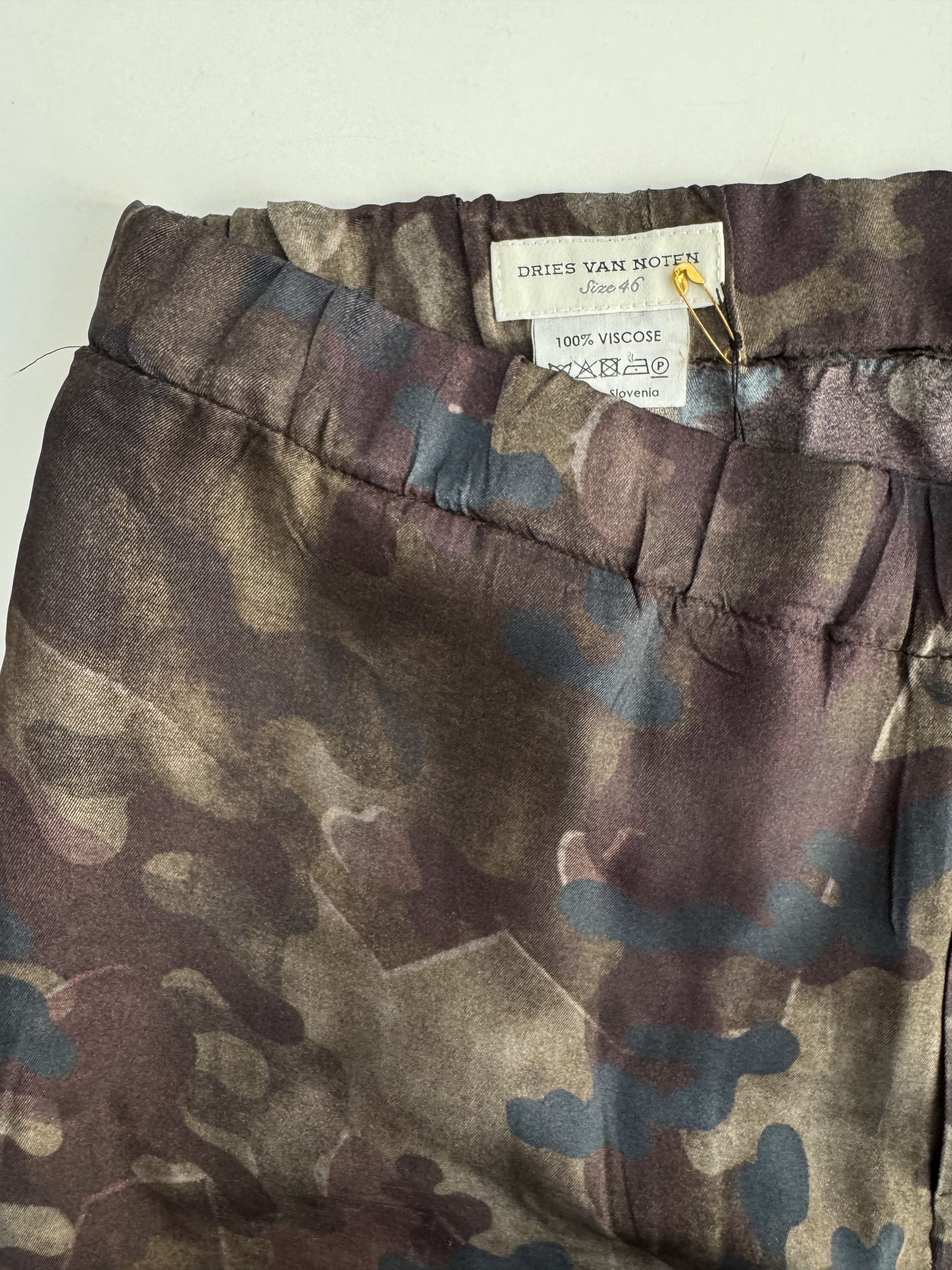Dries Van Noten Camouflage-Print Suit Size 50S - 6 Thumbnail