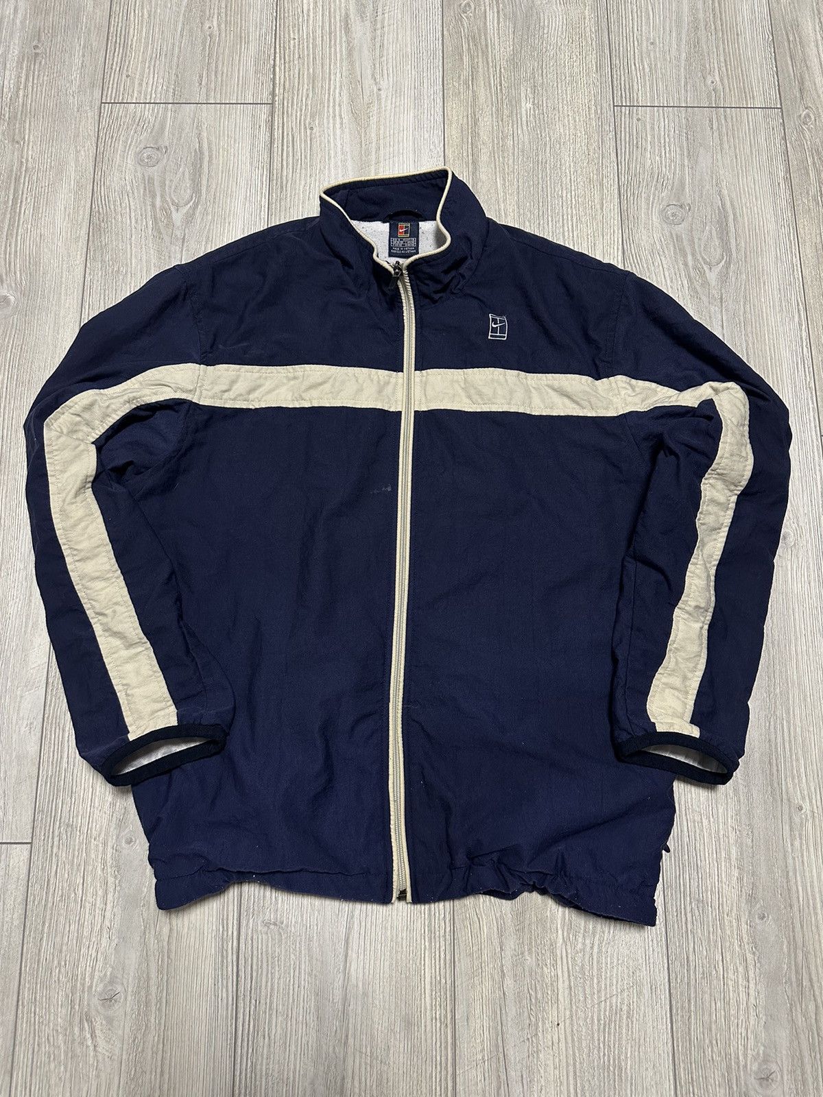Nike 90’s NIKE RARE COURT RETRO Y2K TRACK JACKET 2 SWOOSH LOGO Size US S / EU 44-46 / 1 - 1 Thumbnail
