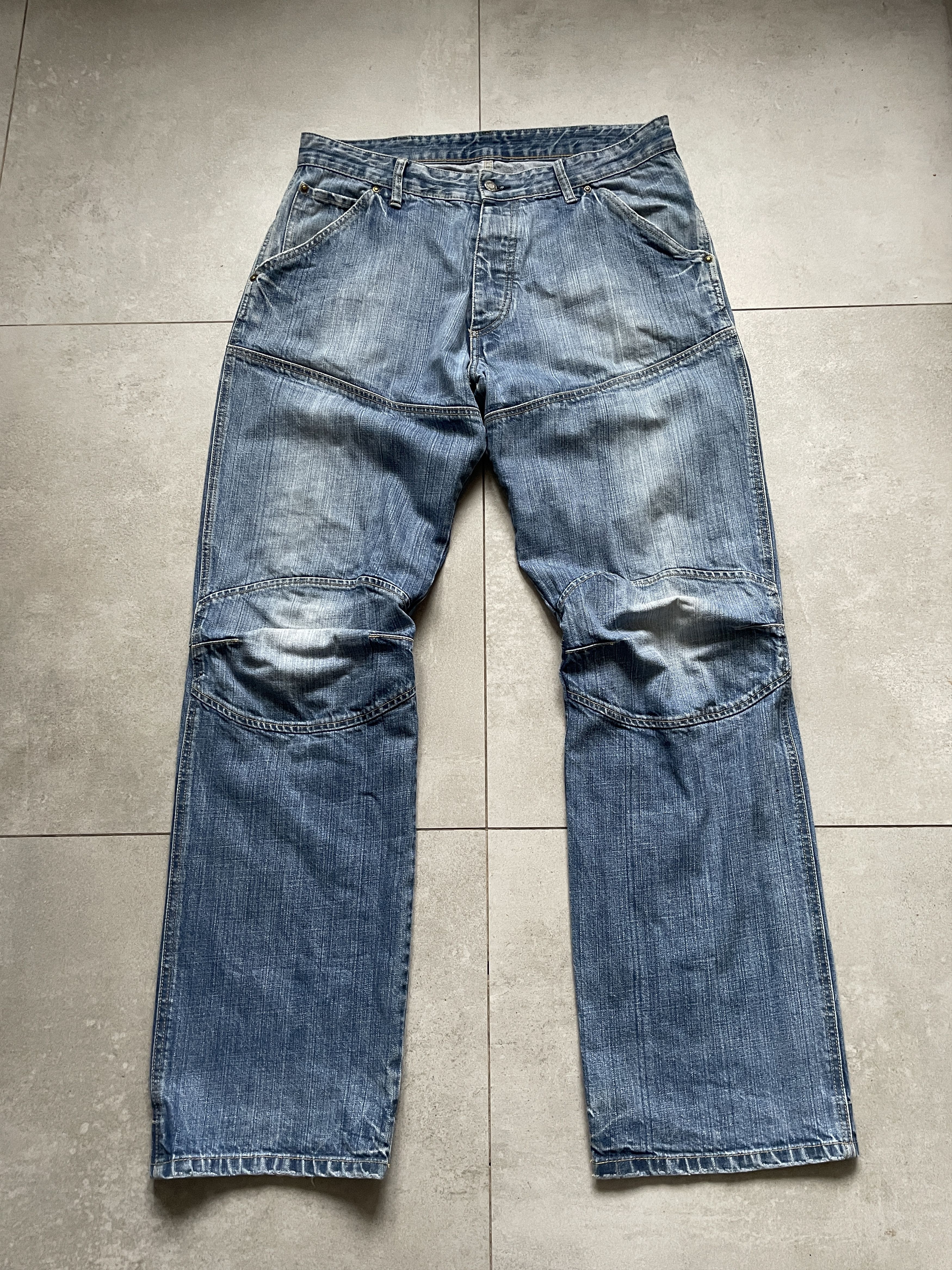 G-Star G-STAR GSTAR RAW DOUBLEKNEE VETE TYPE DENIM BAGGY PANTS Size US 36 / EU 52 - 3 Thumbnail