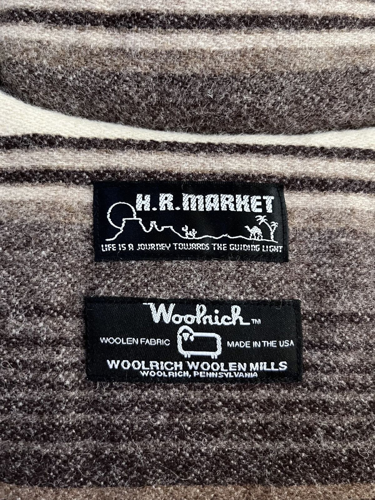 Woolrich Woolen Mills AW19 reversible striped puffer funnel neck #D2 Size US S / EU 44-46 / 1 - 7 Thumbnail