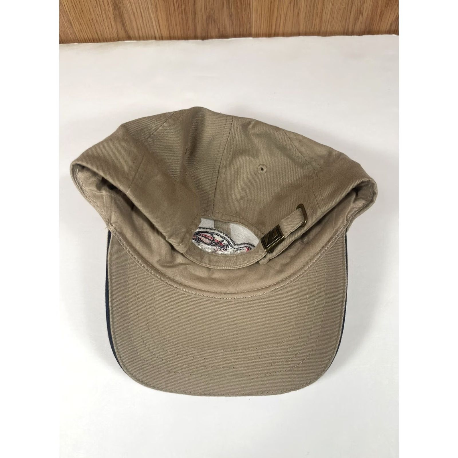 Logo 7 Kap Sprite Embroidered Logo Hat Cap Adjustable Strap Back One Size Fit All Beige Size ONE SIZE - 5 Thumbnail
