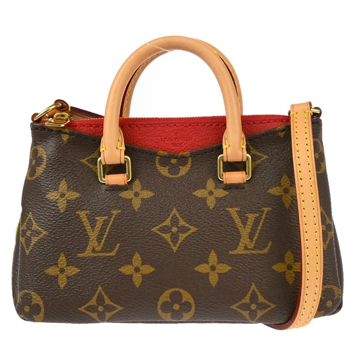 Louis Vuitton Louis Vuitton Pallas Tote Monogram Canvas with Leather Size ONE SIZE - 1 Thumbnail