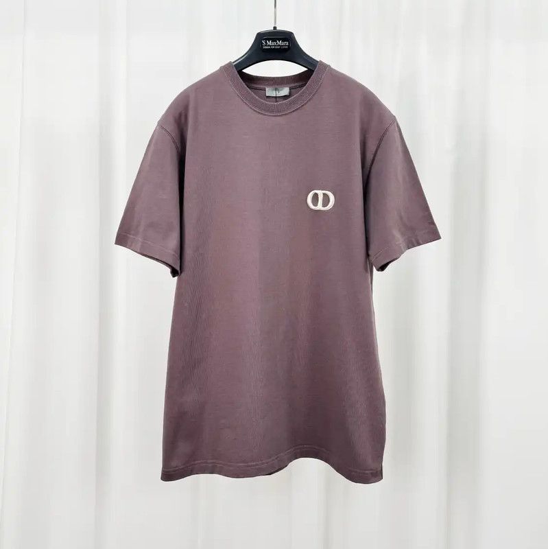 Dior Dior Men's Summer Brown Logo T-Shirt 0089 Size US M / EU 48-50 / 2 - 1 Thumbnail