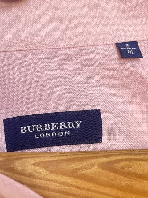 Burberry 🔥 Burberry light pink lino linen shirt size M Size US M / EU 48-50 / 2 - 6 Thumbnail