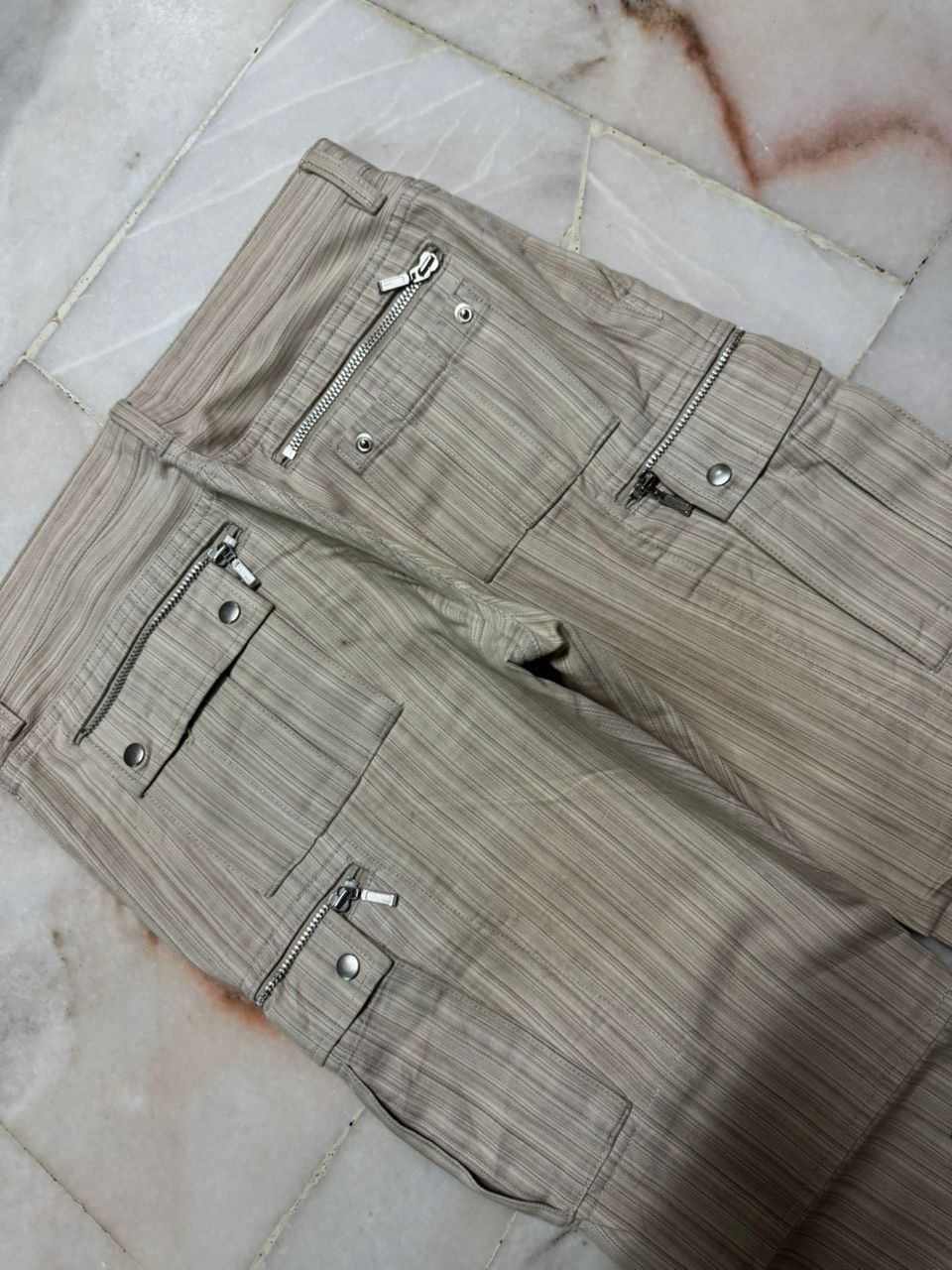 Tornado Mart 💥Flared💥Insane 90s Style SemanticDesign Plaid Dirty Bootcut Size US 30 / EU 46 - 19 Thumbnail