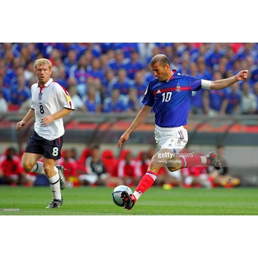Adidas Zidane France 2004 EURO CUP PLAYER ISSUE Soccer Jersey L Size US L / EU 52-54 / 3 - 10 Thumbnail