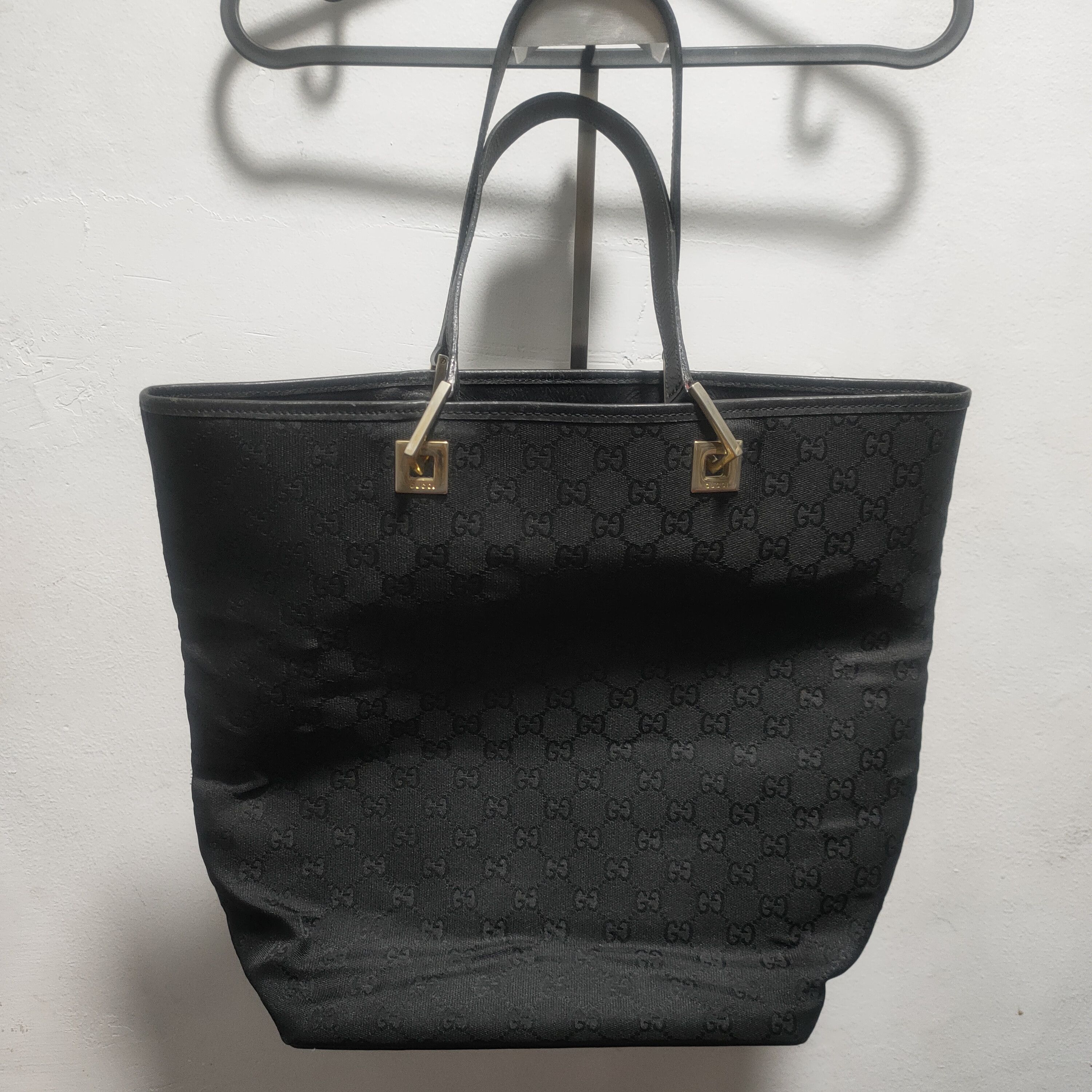 Gucci × Vintage Vintage Gucci Canvas Tote Bag Size ONE SIZE - 11 Thumbnail
