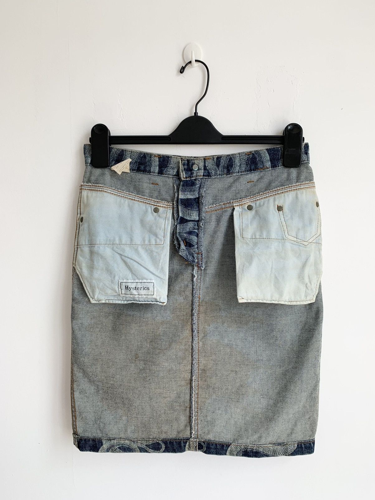 Hysteric Glamour 2000s Hysteric Glamour Snake Denim Skirt y2k Size 29" - 17 Thumbnail
