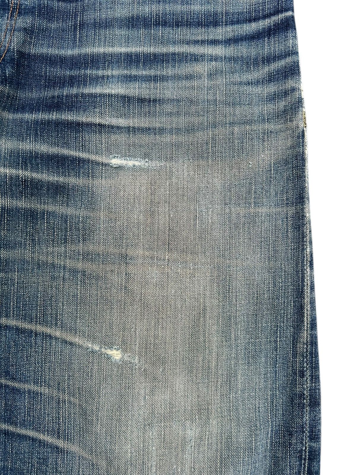 Kapital Vintage Edwin 505V Selvedge Distressed Denim Jeans Size US 40 / EU 56 - 7 Thumbnail