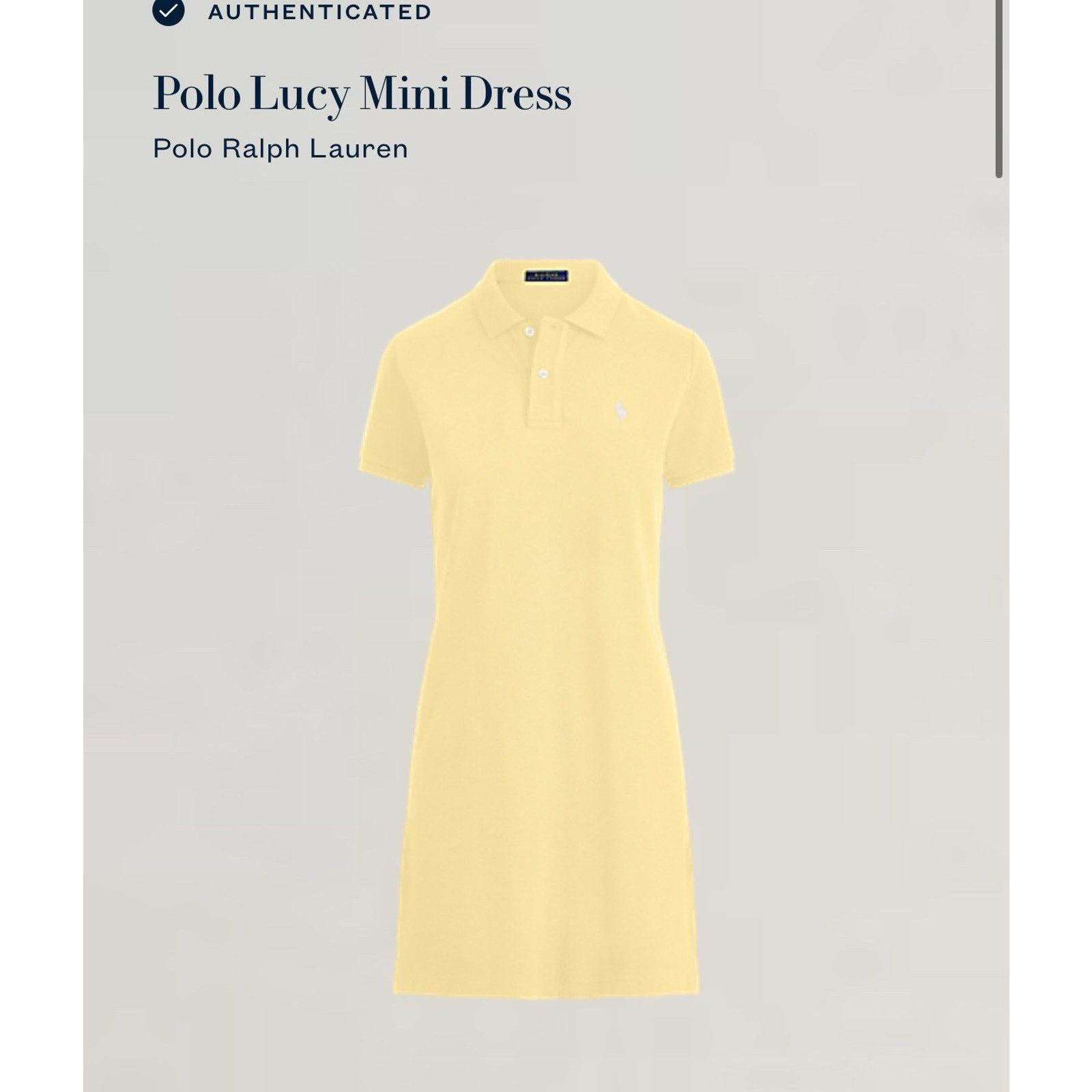 Polo Ralph Lauren NWT Polo Ralph Lauren Women Lucy Mini Cotton Mesh Polo Dress Size XS / US 0-2 / IT 36-38 - 2 Thumbnail