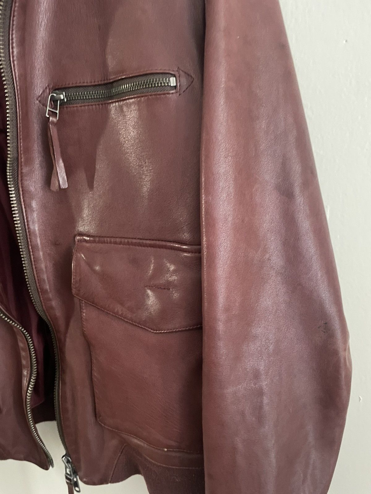 Rag & Bone Rag & Bone Leather Bomber Jacket Size US M / EU 48-50 / 2 - 4 Thumbnail