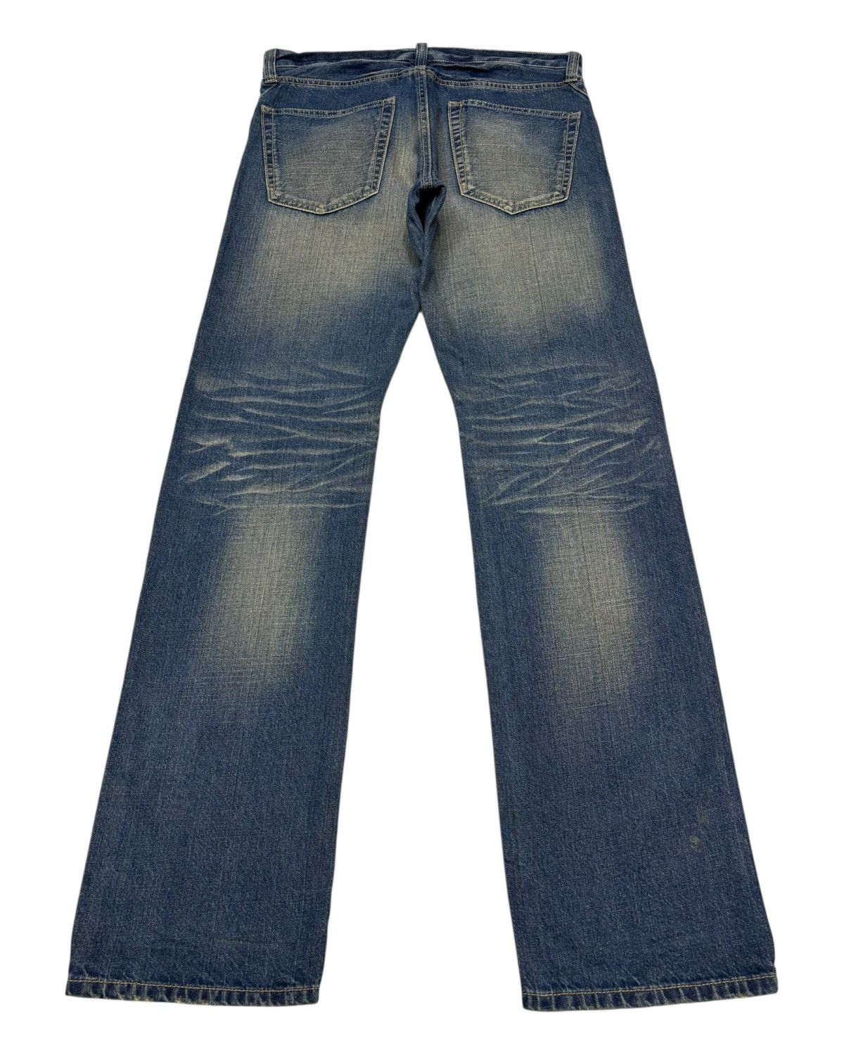 Isamu Katayama Backlash Vintage Free Gate Paisley Patchwork Distressed Denim Jean Size US 33 - 2 Thumbnail