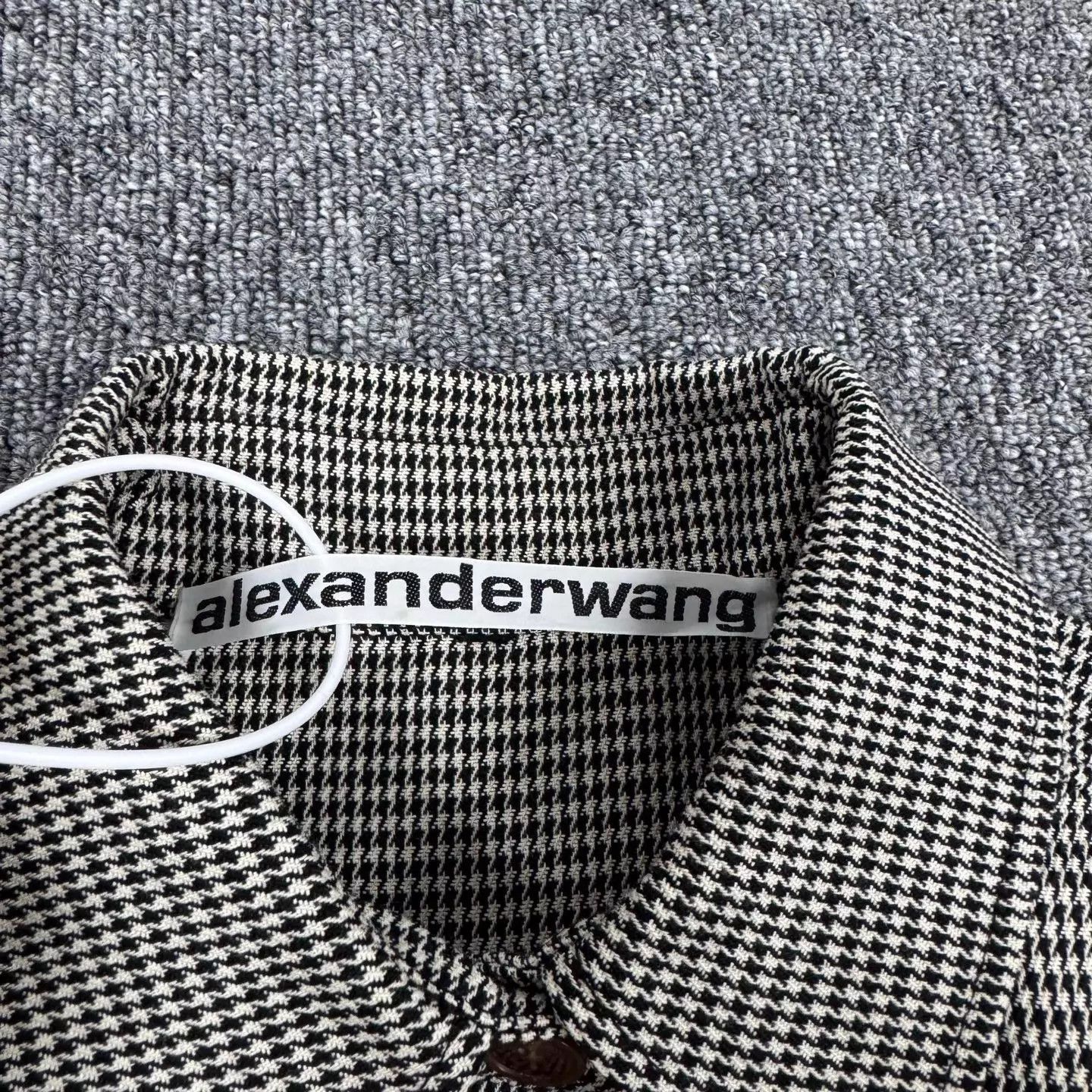 Alexander Wang Alexander Wang Houndstooth Pocket XS Shirt Jacket Size US XS / EU 42 / 0 - 5 Thumbnail