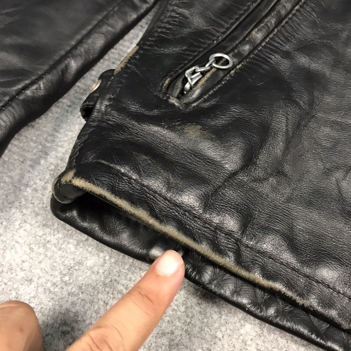 If Six Was Nine × Schott Schott leather jacket biker style punk black jacket Size US S / EU 44-46 / 1 - 6 Thumbnail