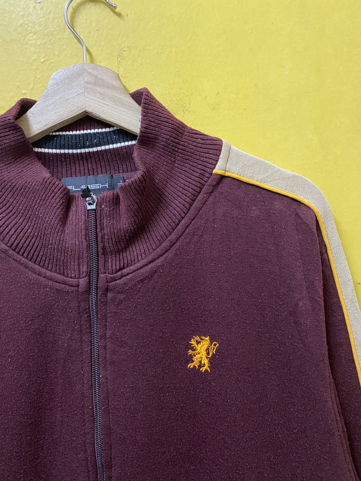 The Unbranded Brand Sweater Zipper Small Logo Maroon Colour Size US L / EU 52-54 / 3 - 3 Thumbnail