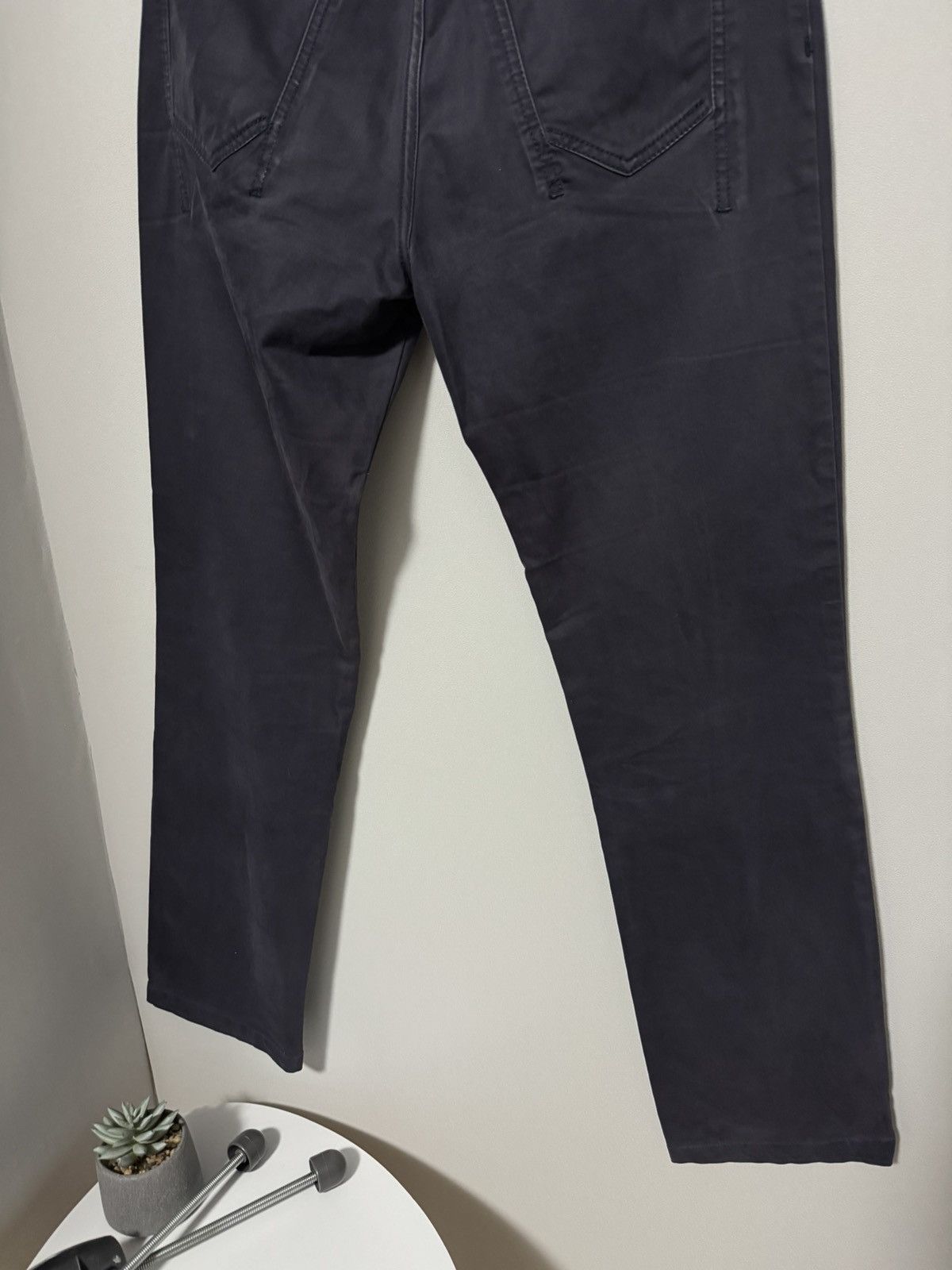 Versace Versace Collection Men’s Dark Blue Pants 30/30 Classic Fit Size US 30 / EU 46 - 4 Thumbnail