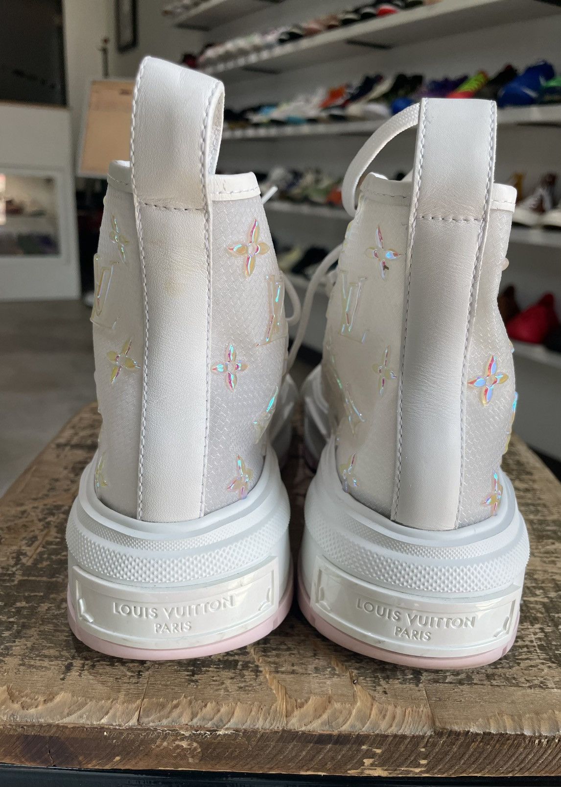 Louis Vuitton LOUIS VUITTON Iridescent Technical Mesh Monogram Size US 5 / EU 37 - 3 Thumbnail