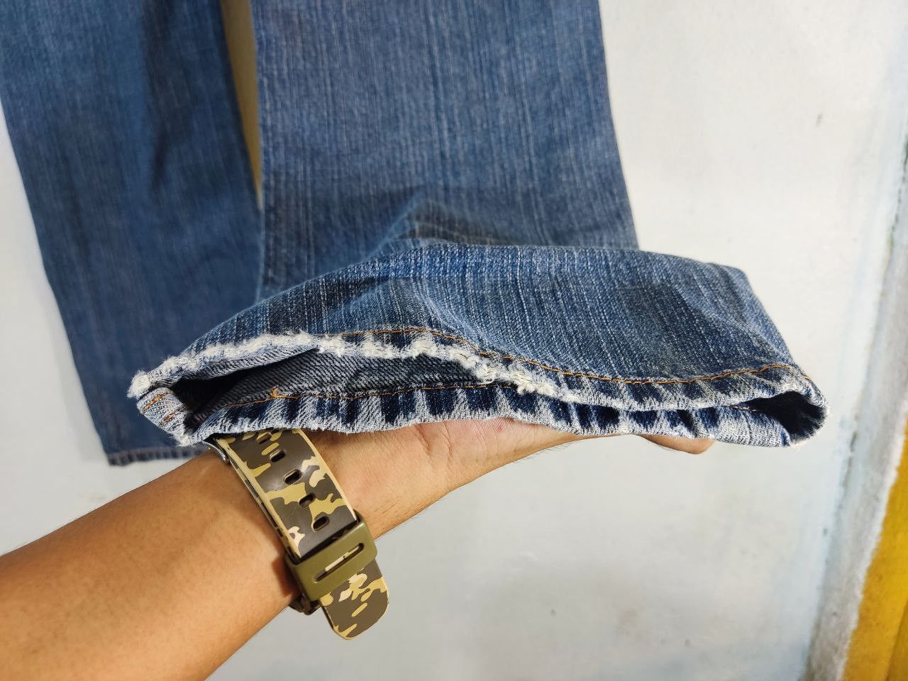 Levi's levis 559 relaxed straight distressed denim Size US 35 - 13 Thumbnail