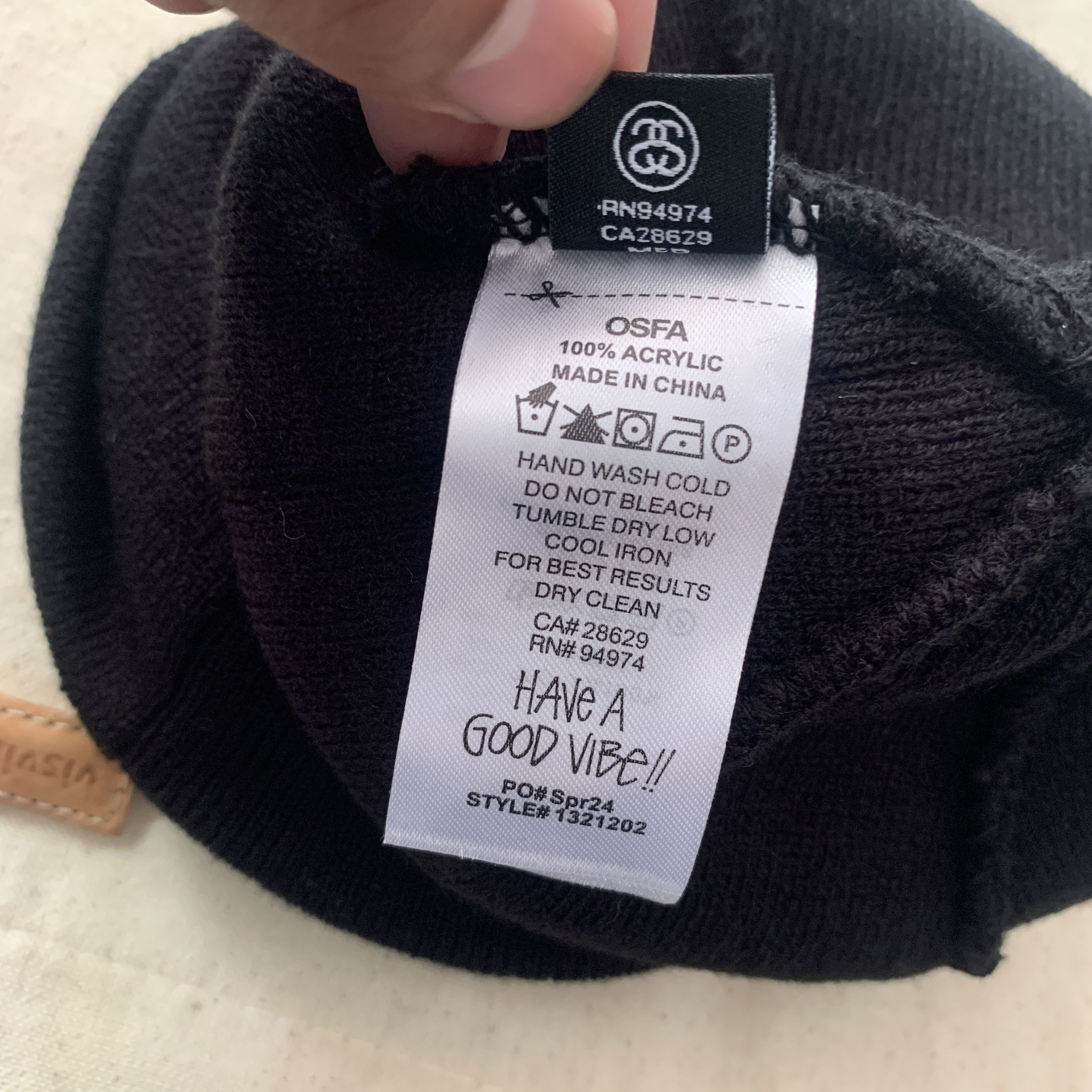 Stussy × Vintage Stussy Stitch Basic Logo Skullcap Size ONE SIZE - 4 Thumbnail