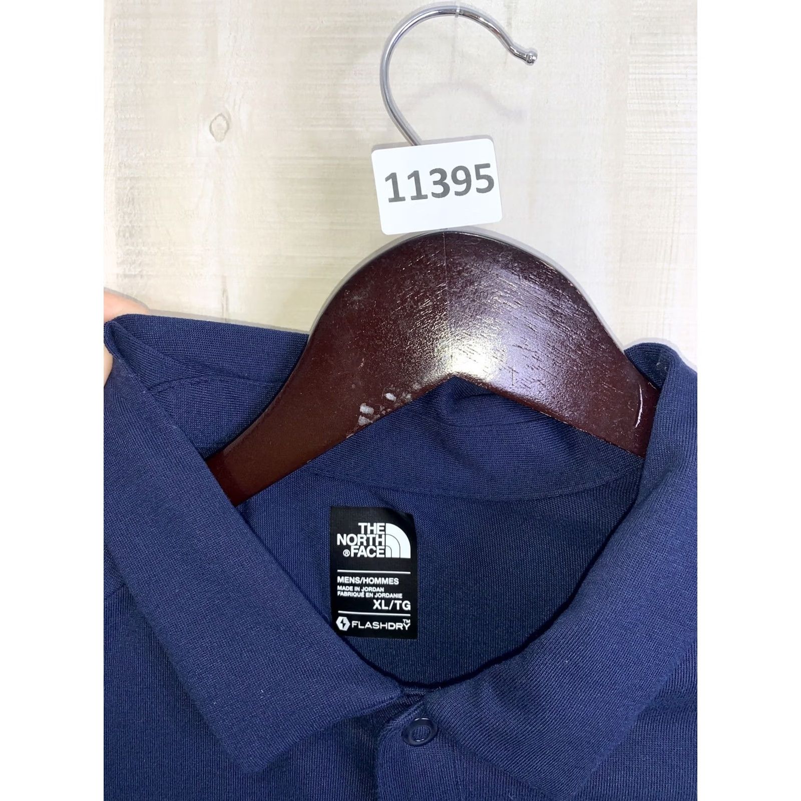 The North Face The North Face Polo Shirt Navy Blue Mens XL Flash Dry Button Collared Short Sleeve Logo Image: 11395 Size US XL / EU 56 / 4 - 3 Thumbnail