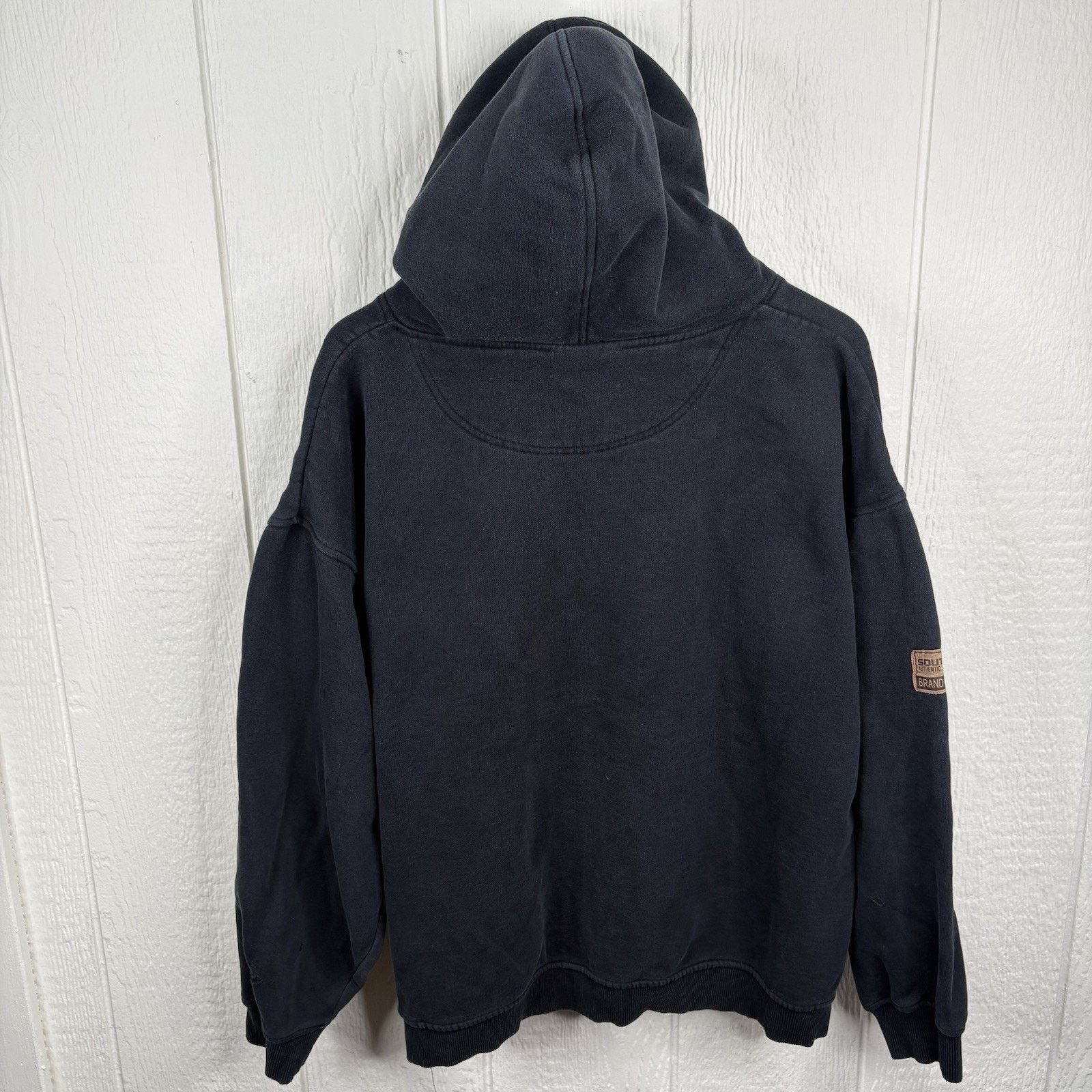 Southpole Vintage Y2K Embroidered South Pole Black Hoodie Size X-Large Size US XL / EU 56 / 4 - 2 Thumbnail