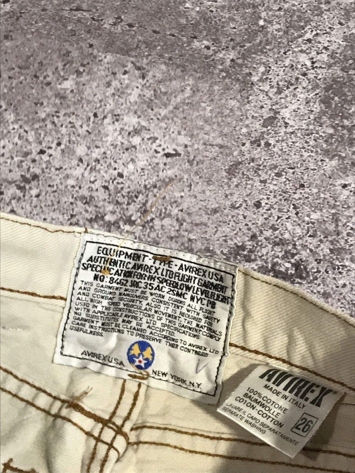 Avirex Vintage 90s Avirex Denim Jeans Embroiled Logo Belge 26 Size US 26 / EU 42 - 7 Thumbnail