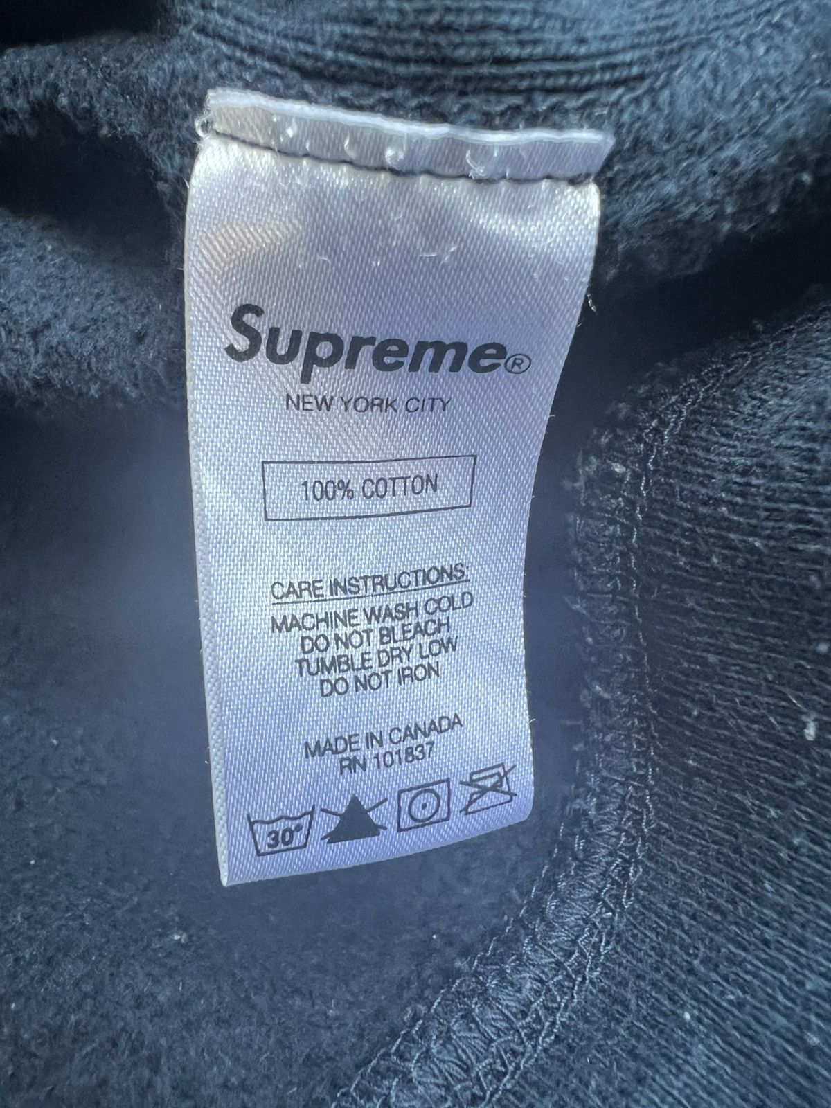 Supreme Supreme Script Hoodie FW18 Size US XL / EU 56 / 4 - 9 Thumbnail